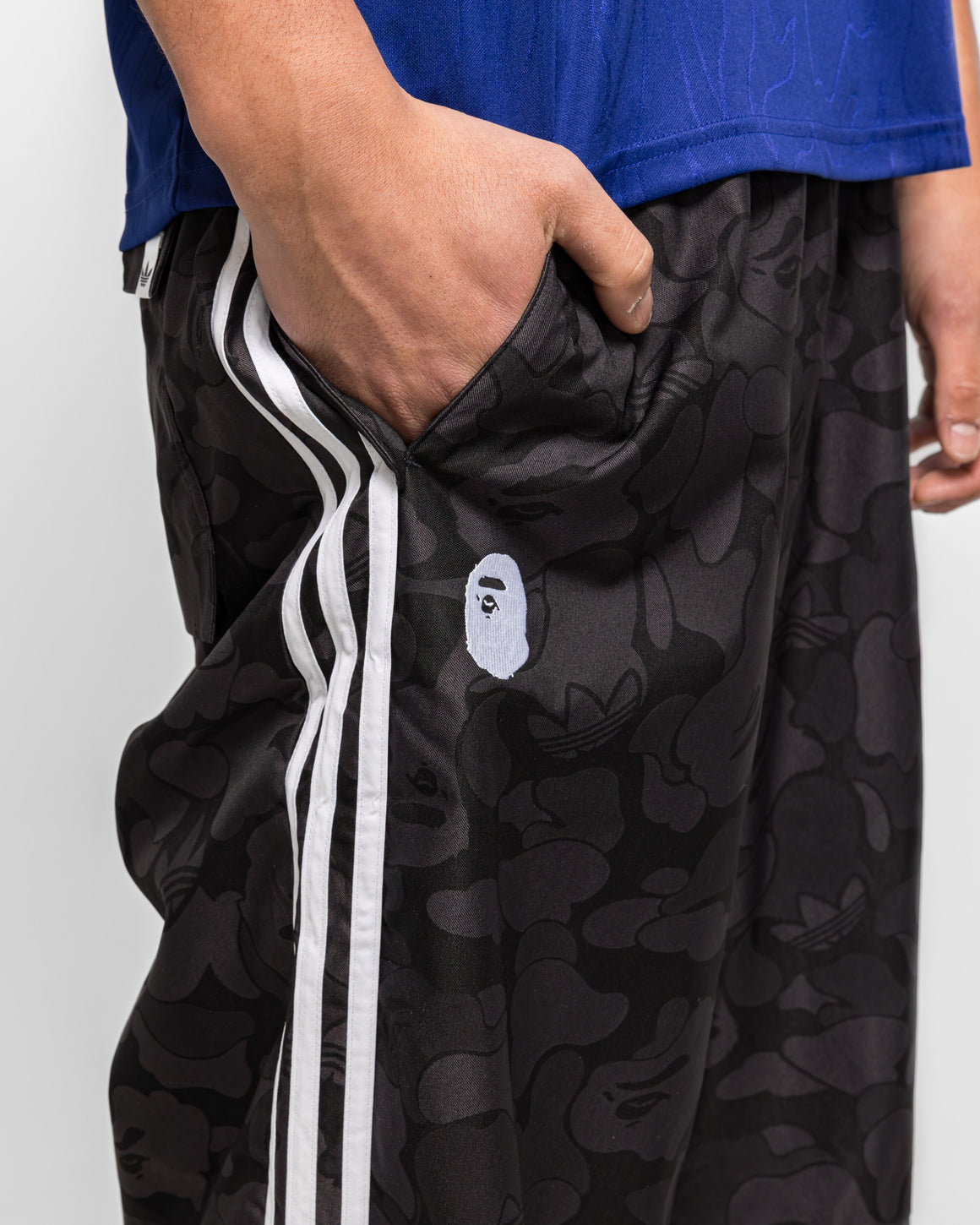 adidas - Parachute Pants x BAPE - Black - UP THERE