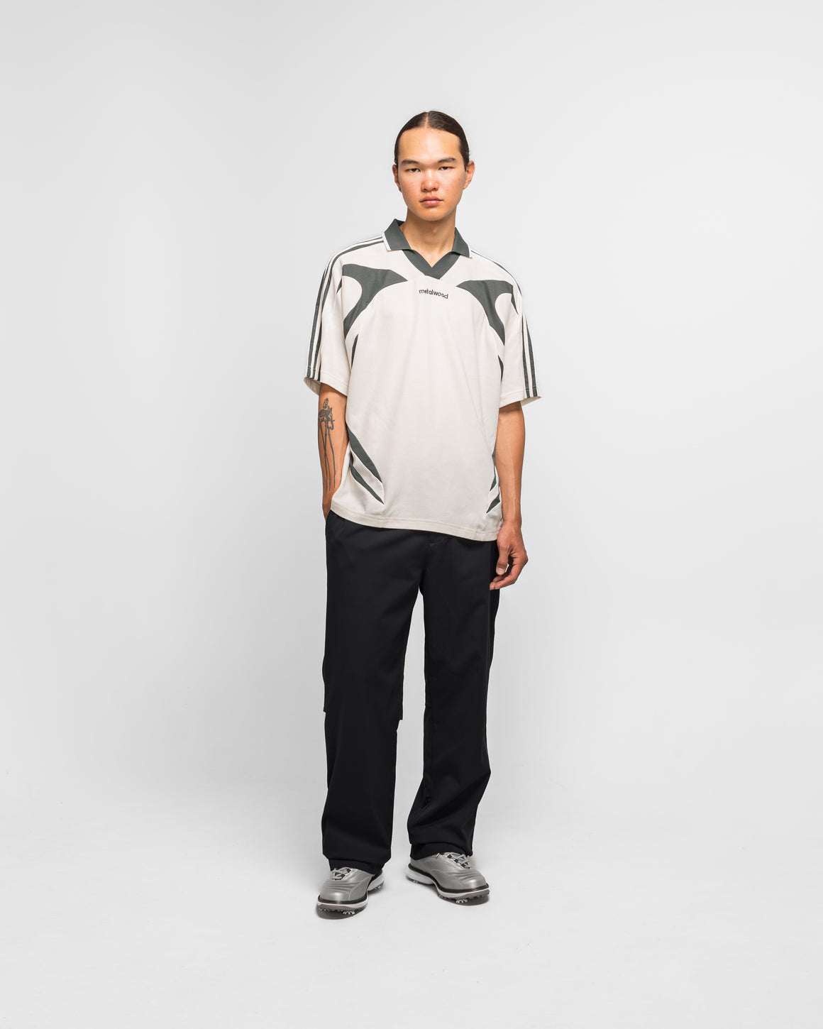 adidas - Polo x Metalwood - Core White - UP THERE