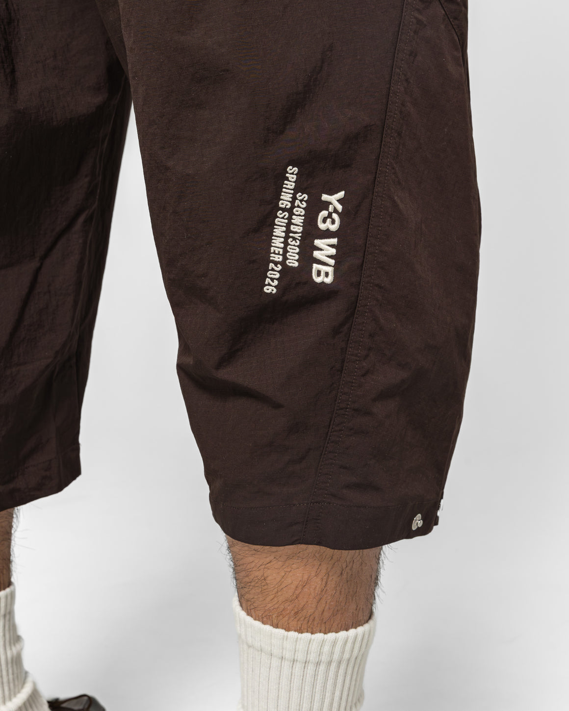 adidas - Ripstop Short x Wales Bonner Y-3 - Aurora Coffee - UP THERE