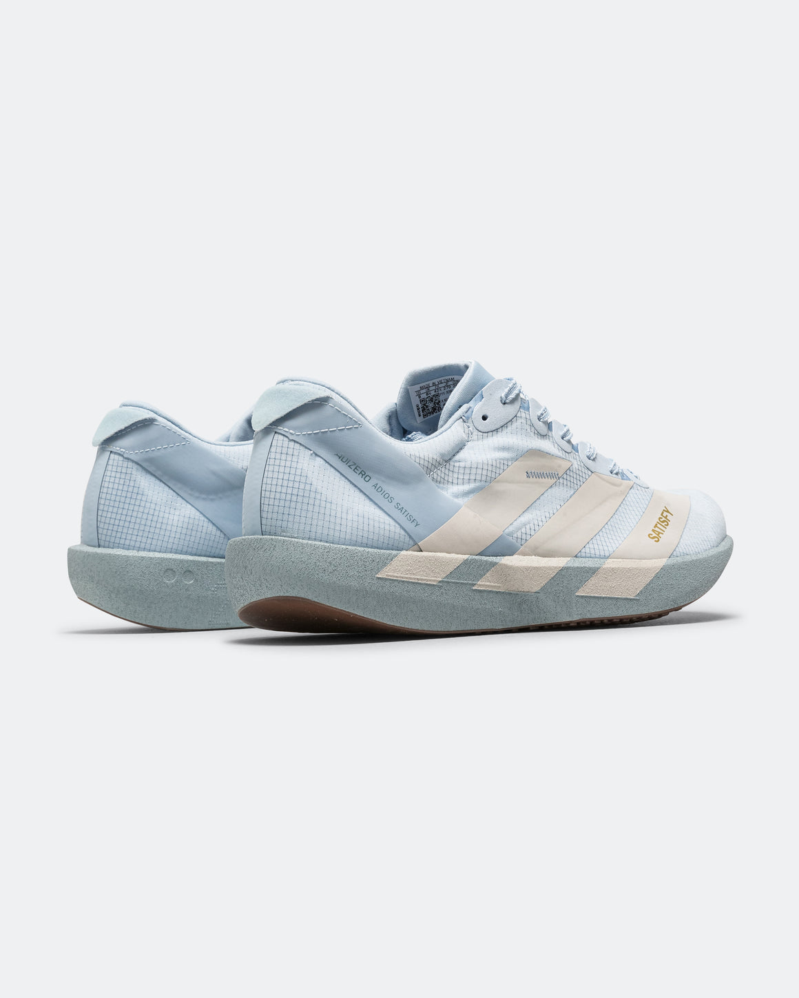 adidas - Adizero Adios 9 x Satisfy - Wonder Blue/Pearl Metallic-Wonder Blue - UP THERE