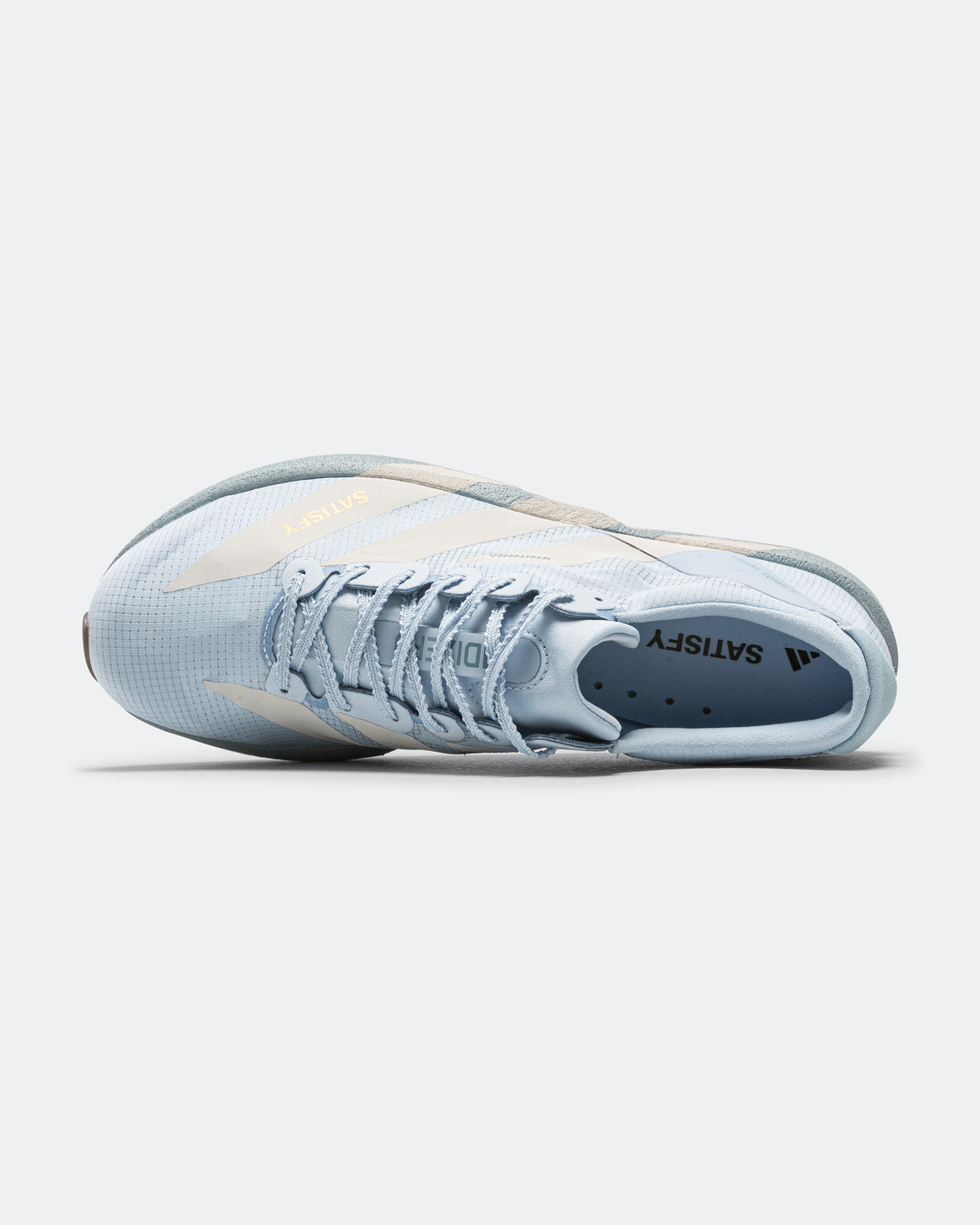 adidas - Adizero Adios 9 x Satisfy - Wonder Blue/Pearl Metallic-Wonder Blue - UP THERE