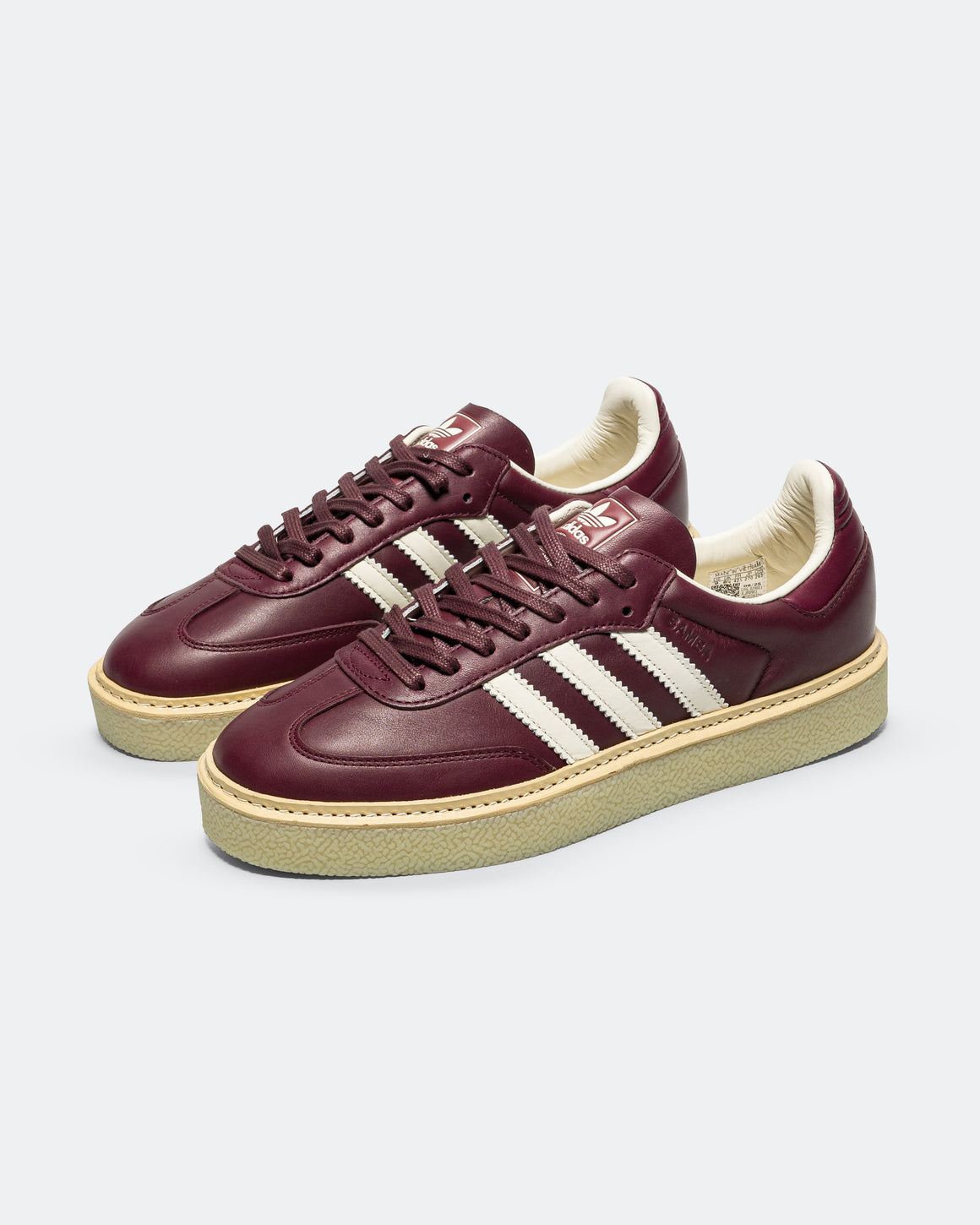 adidas - Samba Lux - Maroon/Off White-Noble Maroon - UP THERE