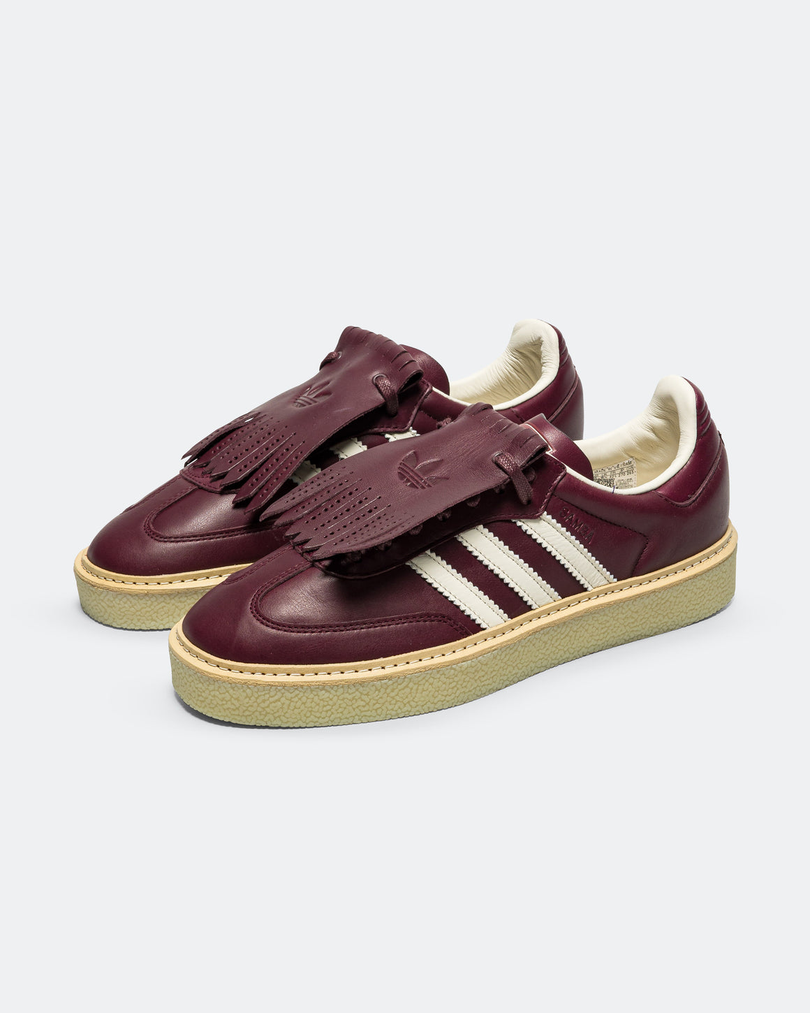 adidas - Samba Lux - Maroon/Off White-Noble Maroon - UP THERE