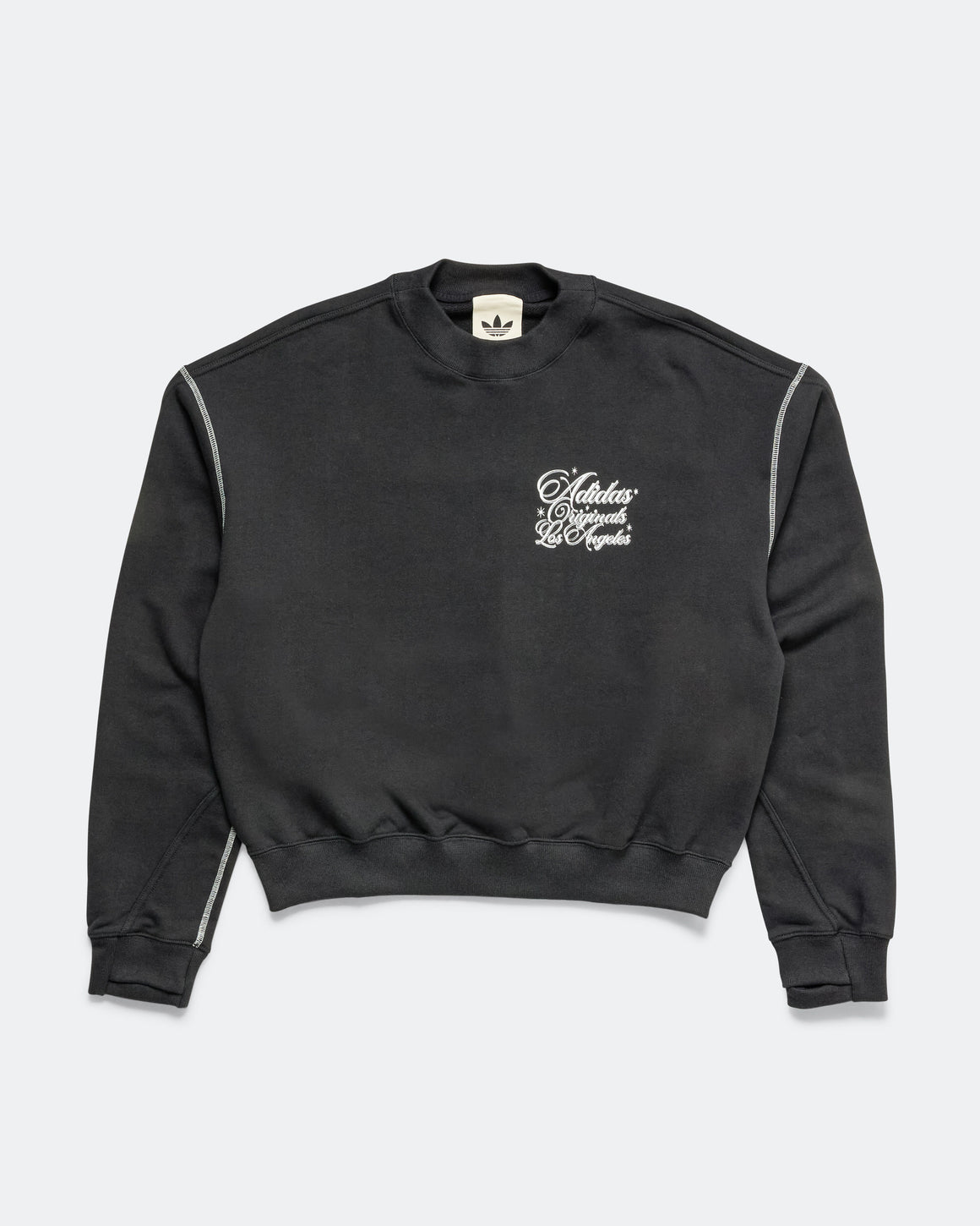 adidas - Santa Monica Crewneck - Black - UP THERE