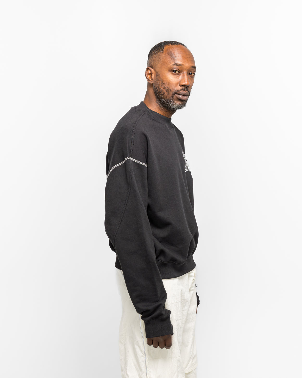 adidas - Santa Monica Crewneck - Black - UP THERE