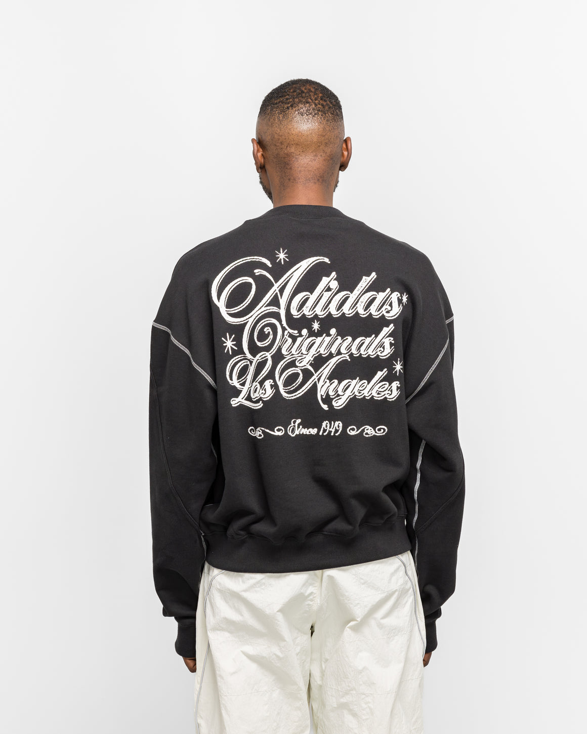 adidas - Santa Monica Crewneck - Black - UP THERE