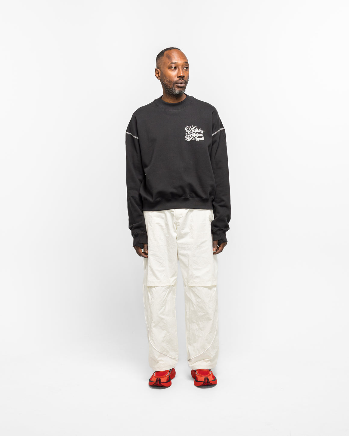 adidas - Santa Monica Crewneck - Black - UP THERE