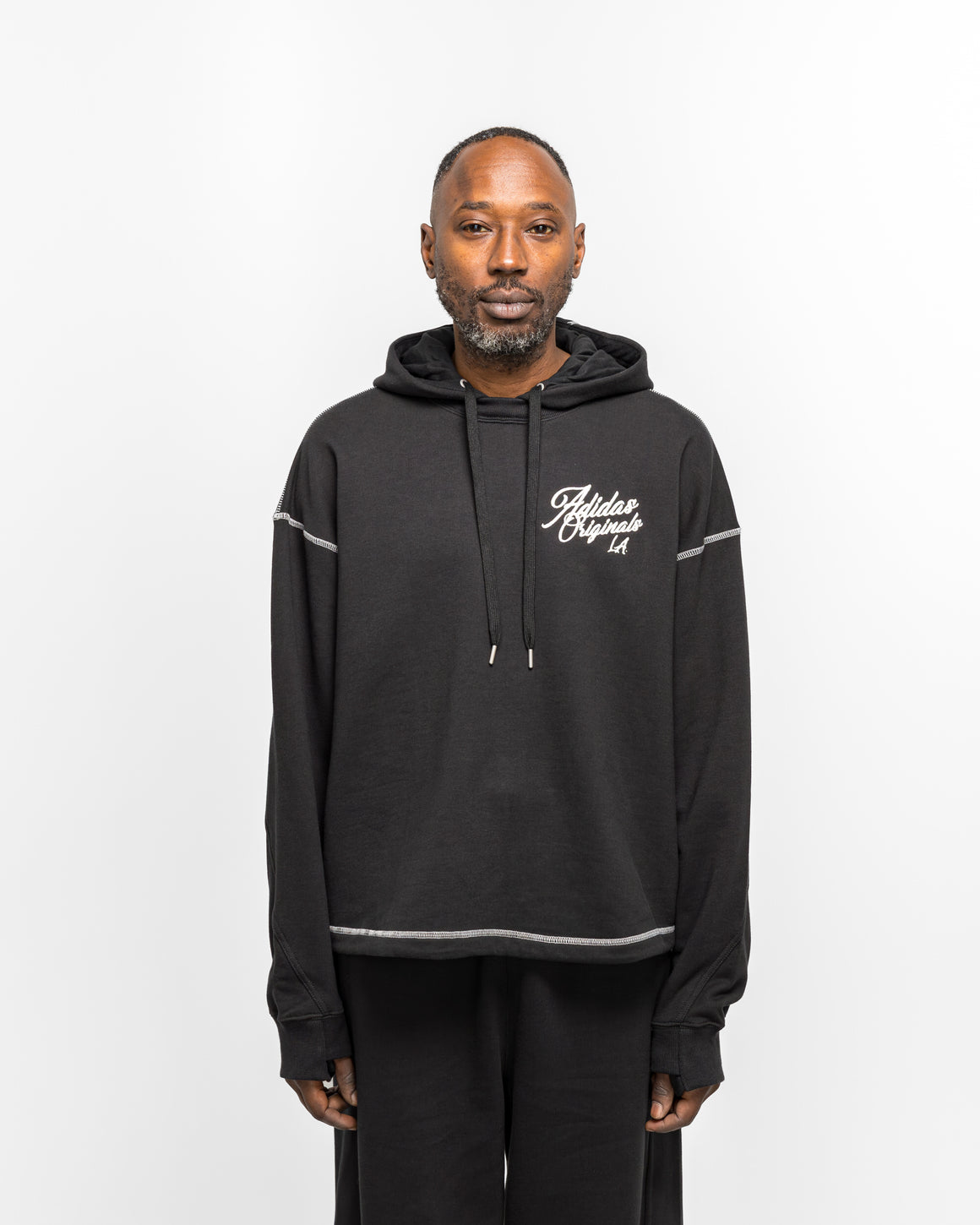 adidas - Santa Monica Hoodie - Black - UP THERE