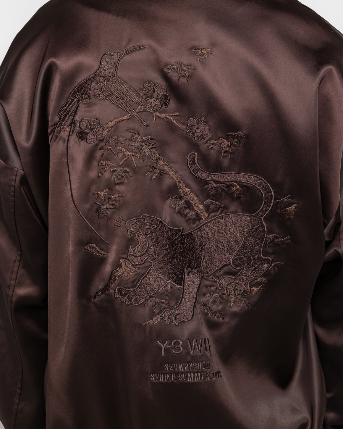 adidas - Satin Jacket x Wales Bonner Y-3 - Aurora Coffee - UP THERE