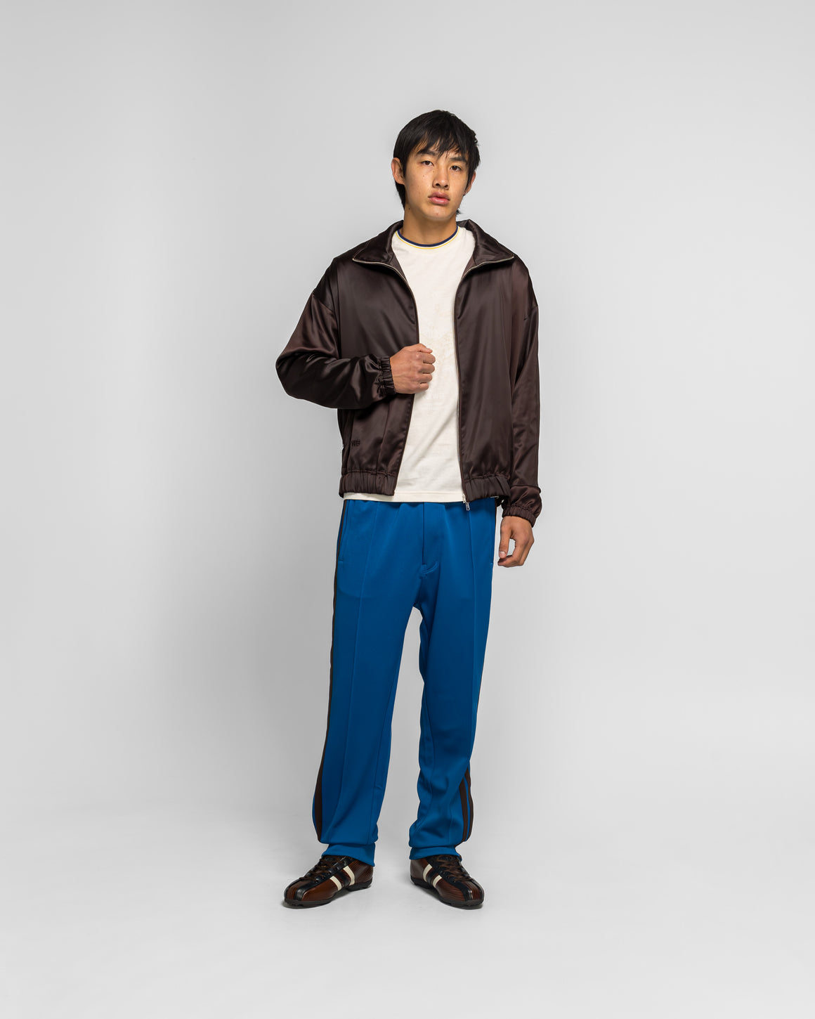 adidas - Satin Jacket x Wales Bonner Y-3 - Aurora Coffee - UP THERE