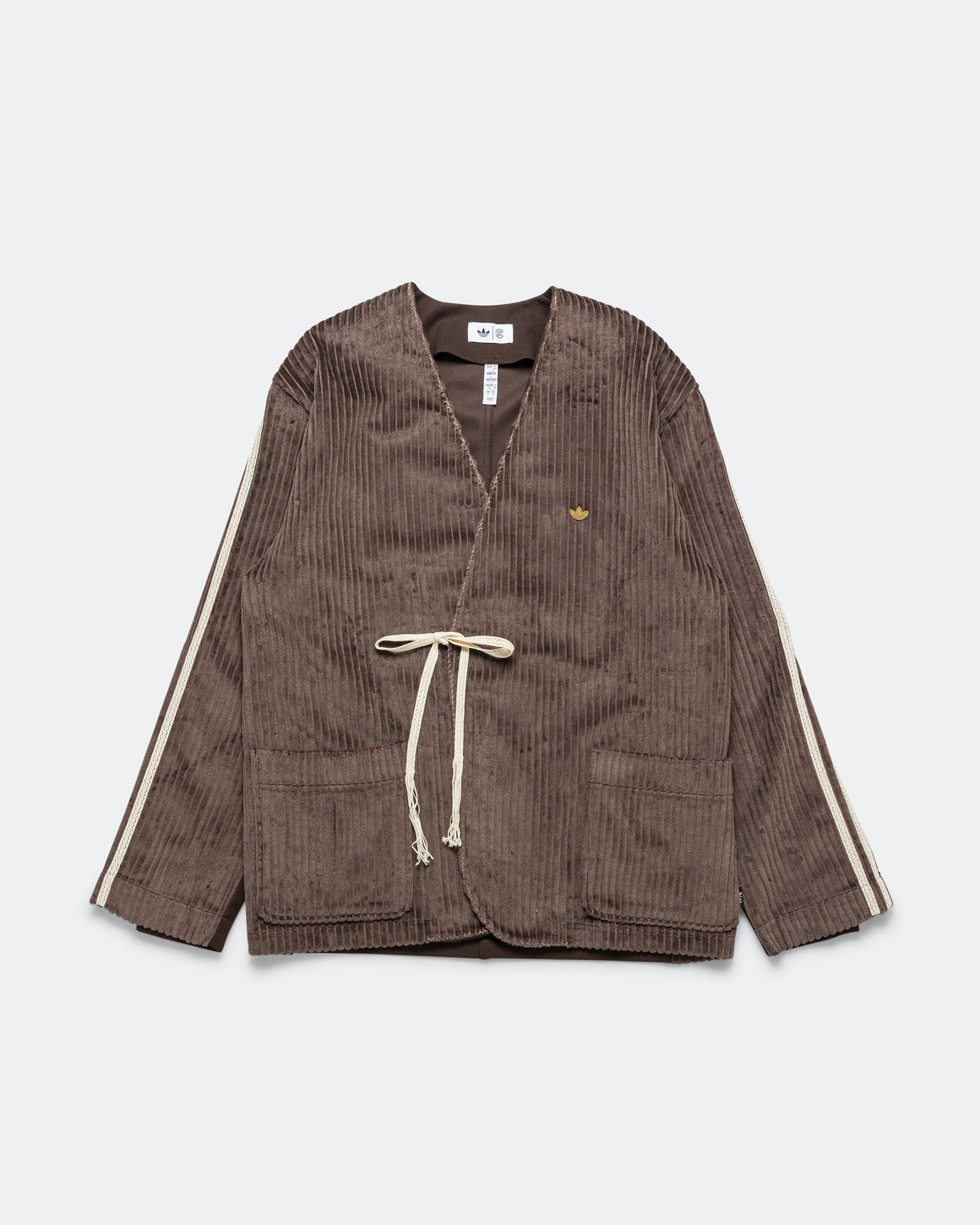 adidas - Sports Jacket x CLOT by Edison Chen - Dark Brown - UP THERE