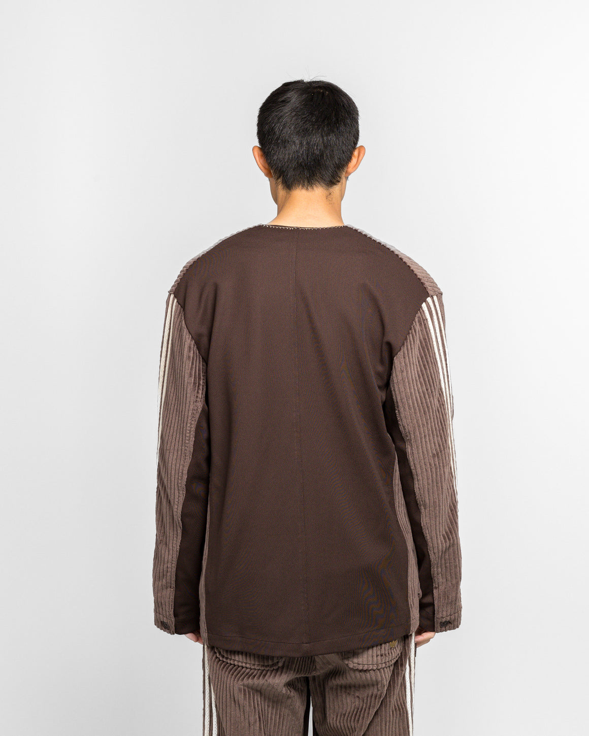 adidas - Sports Jacket x CLOT by Edison Chen - Dark Brown - UP THERE