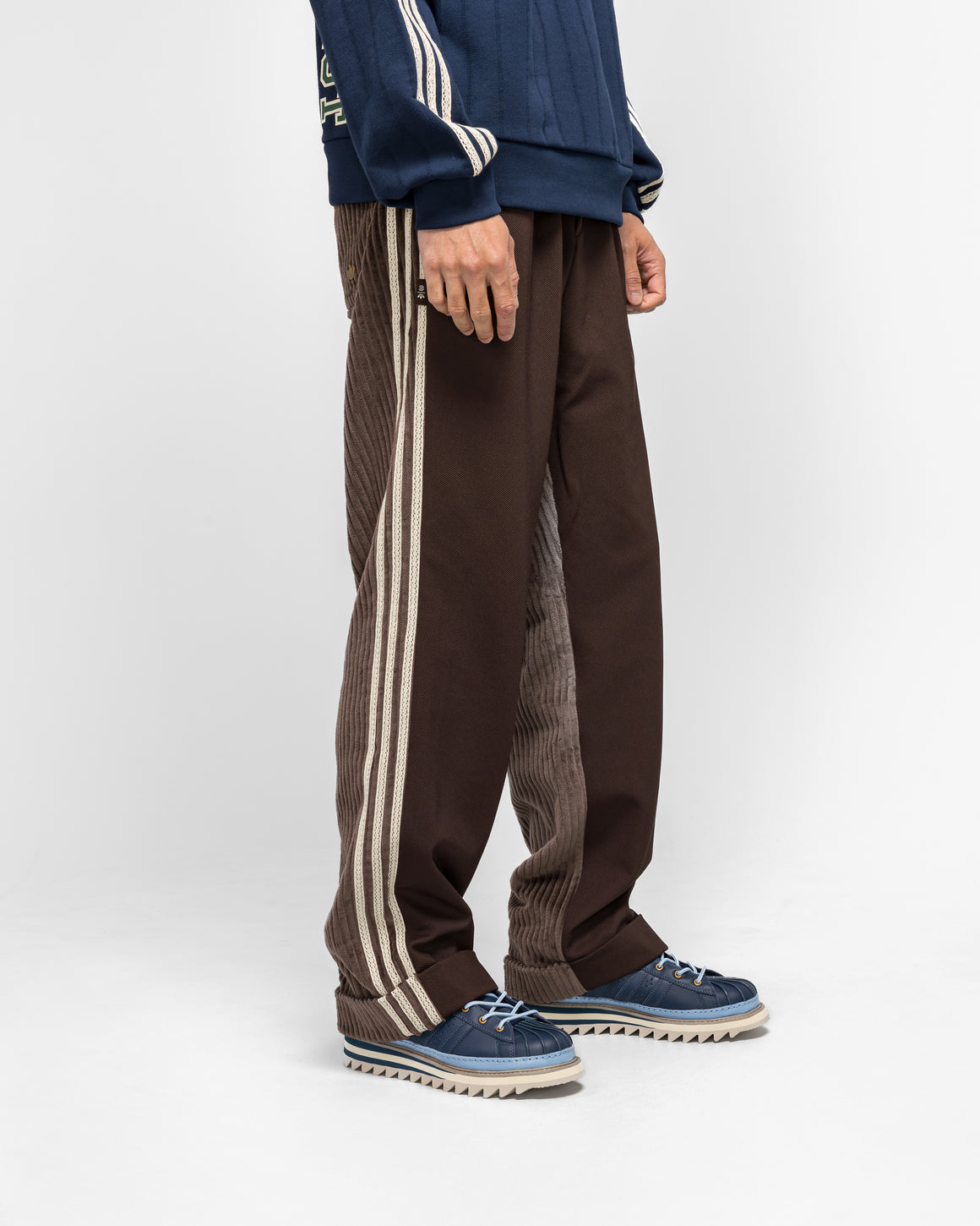 adidas - Sports Slacks x CLOT by Edison Chen - Dark Brown - UP THERE