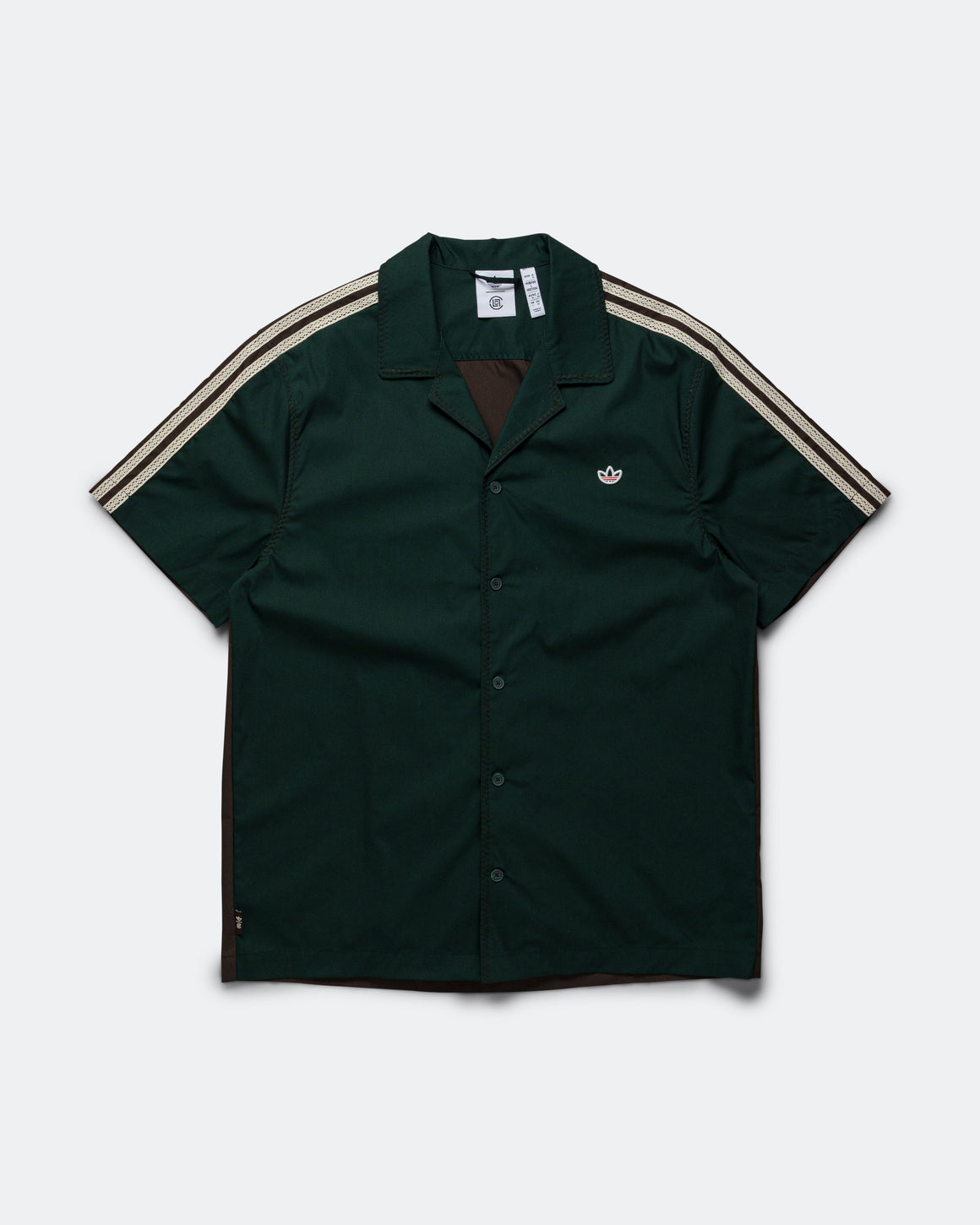 adidas - SS Shirt by Edison Chen x CLOT - Dark Brown - UP THERE