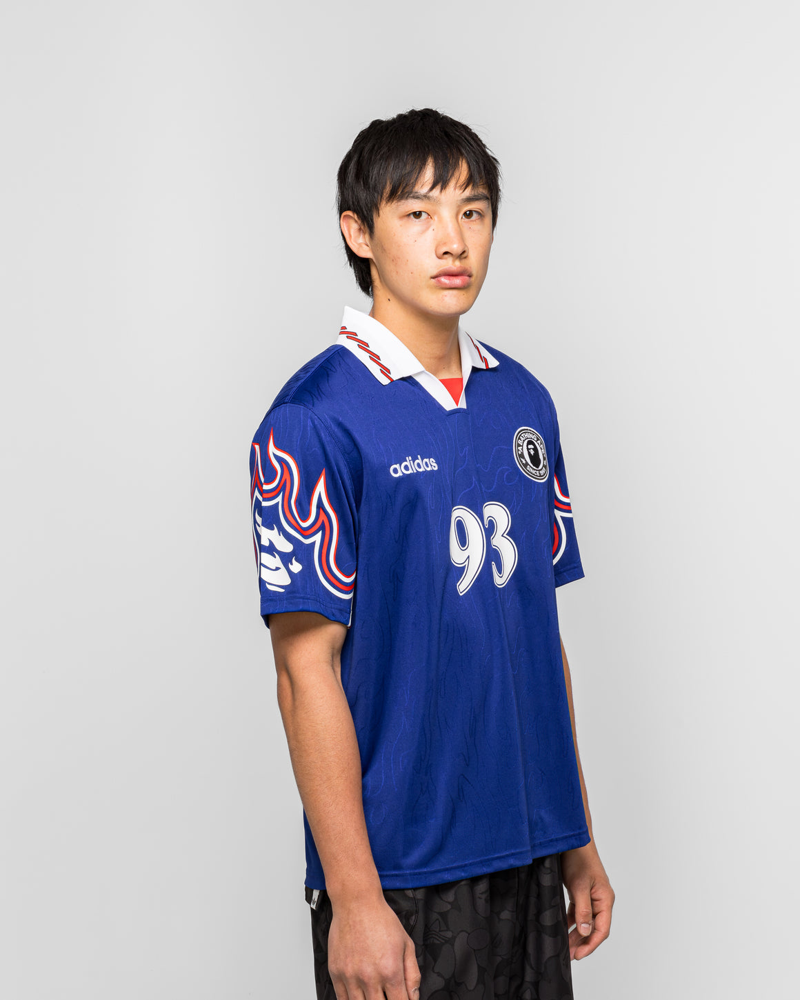 adidas - SSL Flame Jersey x BAPE - Japan Blue | UP THERE