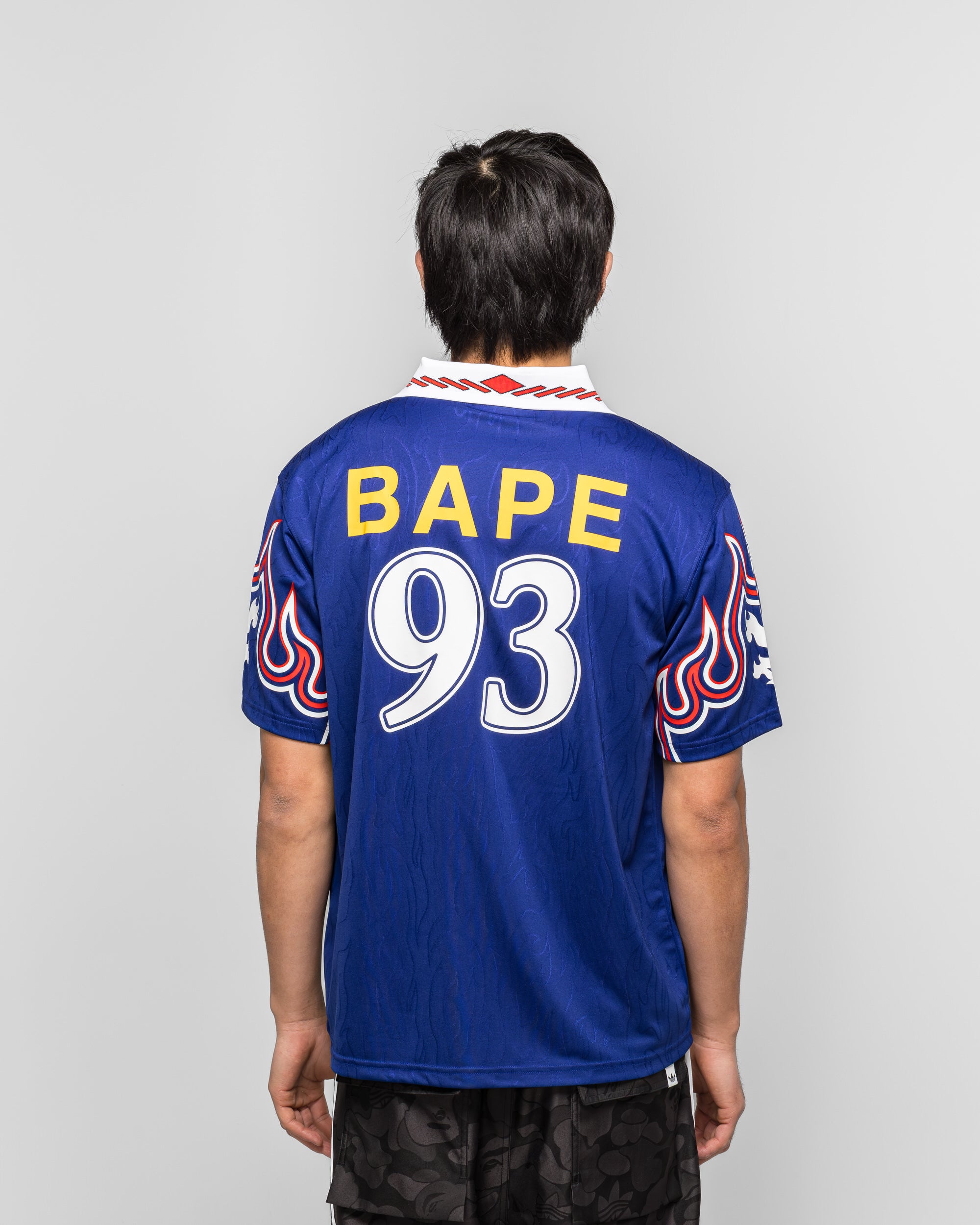 adidas - SSL Flame Jersey x BAPE - Japan Blue | UP THERE