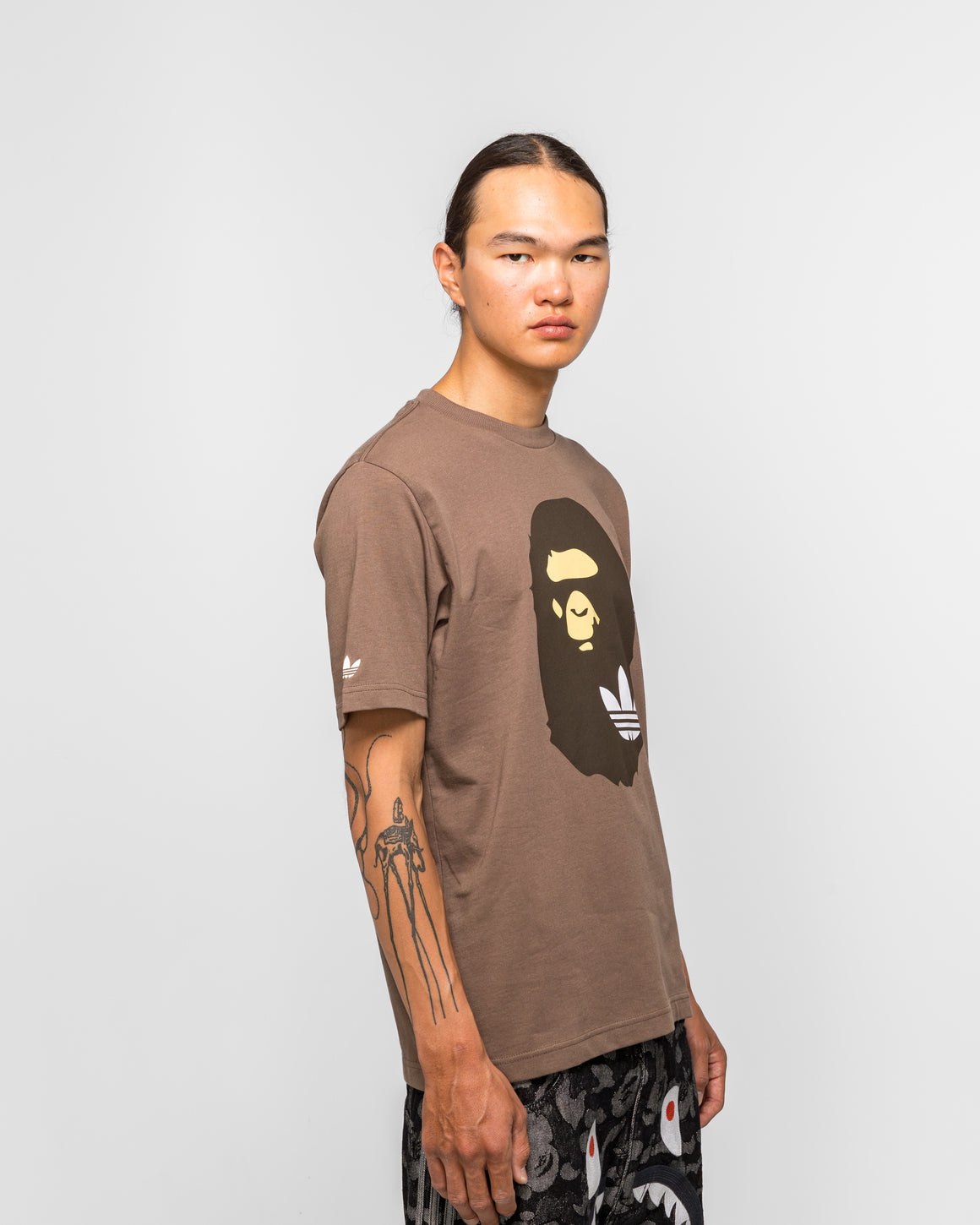 adidas - SSL T-Shirt x BAPE - Earth Strata - UP THERE