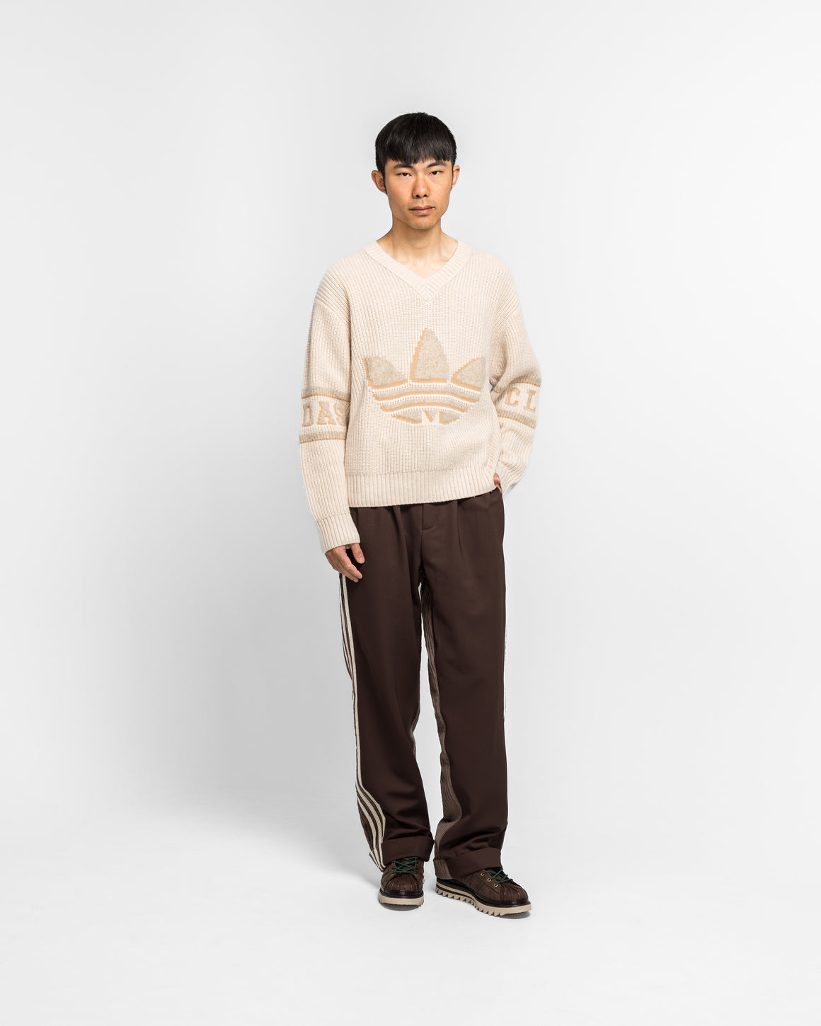 adidas - SST Crochet Track Top x CLOT by Edison Chen - Warm Sandstone - UP THERE