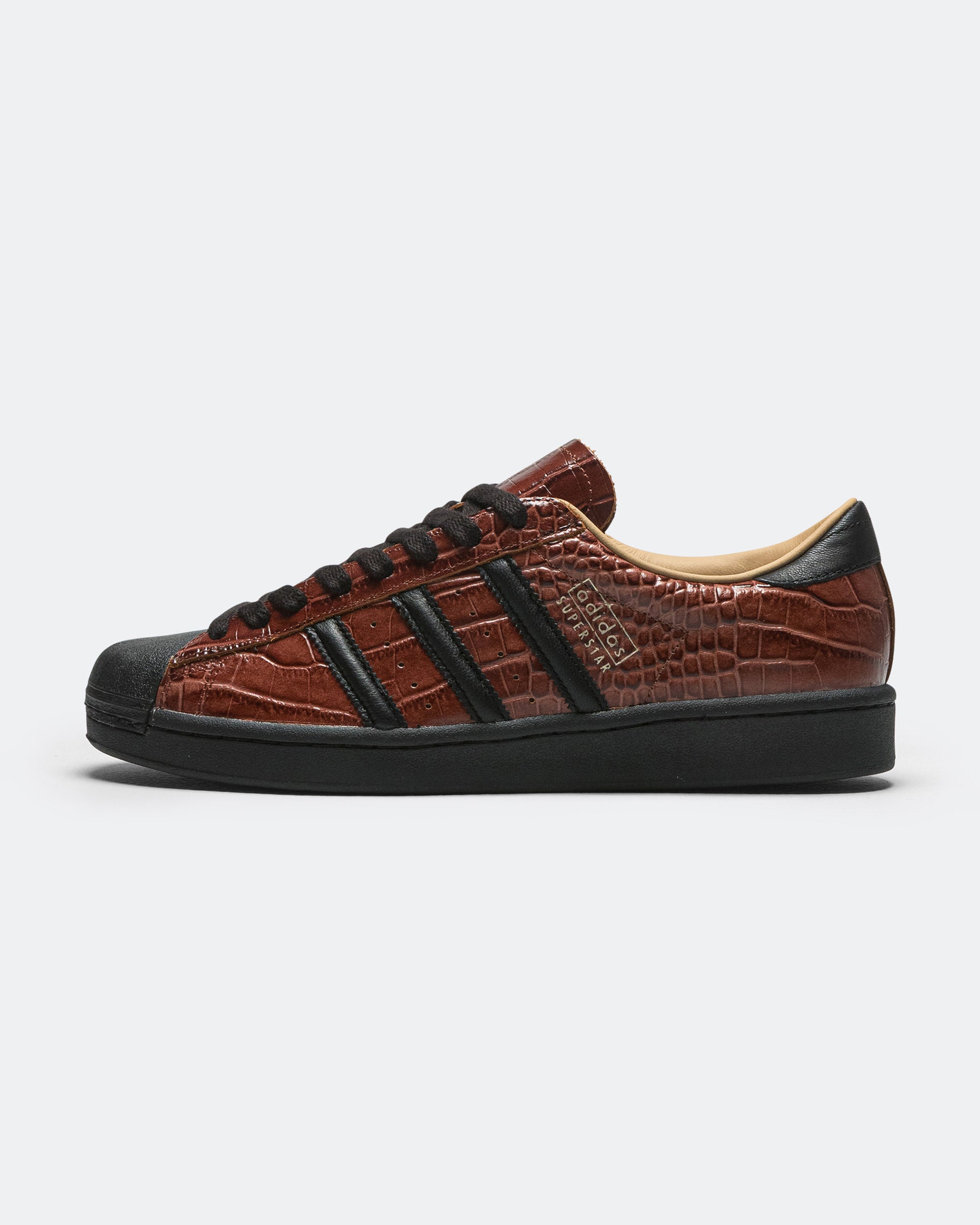 adidas Superstar Vintage Fox Brown/Core Black-Golden Beige