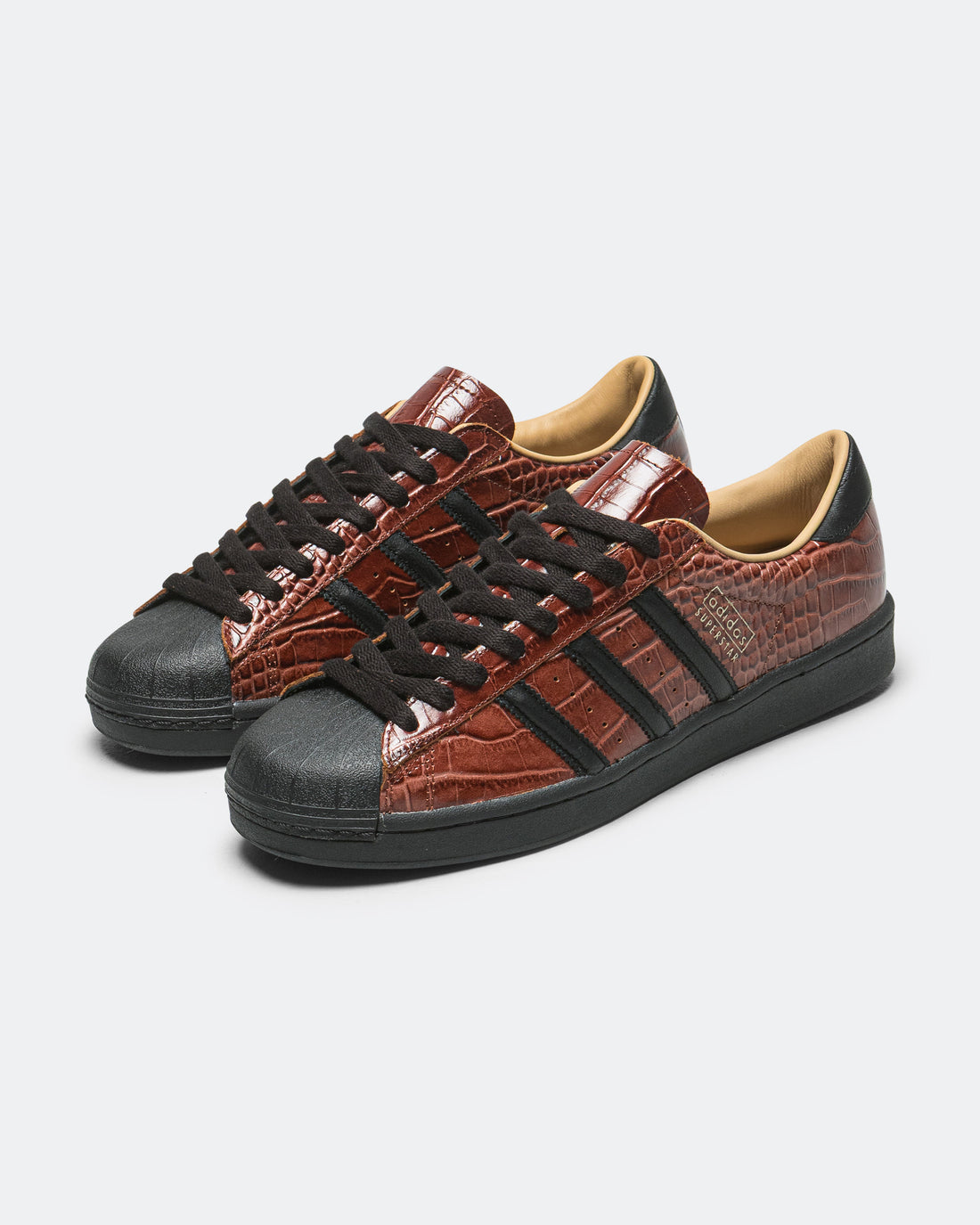 adidas - Superstar Vintage - Fox Brown/Core Black-Golden Beige