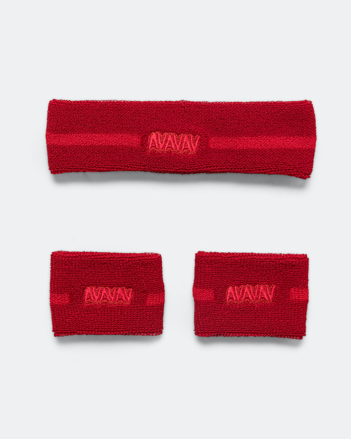 adidas - Sweatband Set x AVAVAV - Power Red - UP THERE
