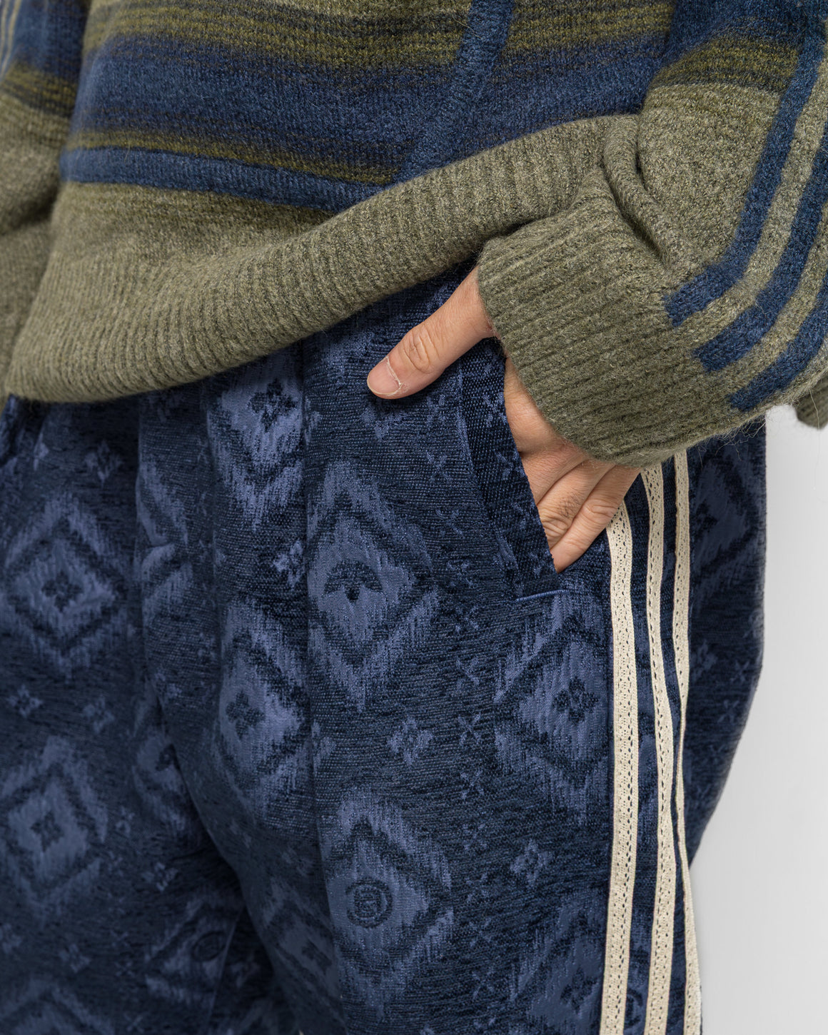 adidas - Track Pant x CLOT by Edison Chen - Tech Indigo - UP THERE