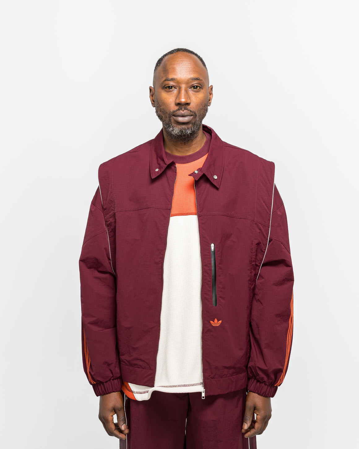 adidas - Venice Wind Jacket - Maroon - UP THERE