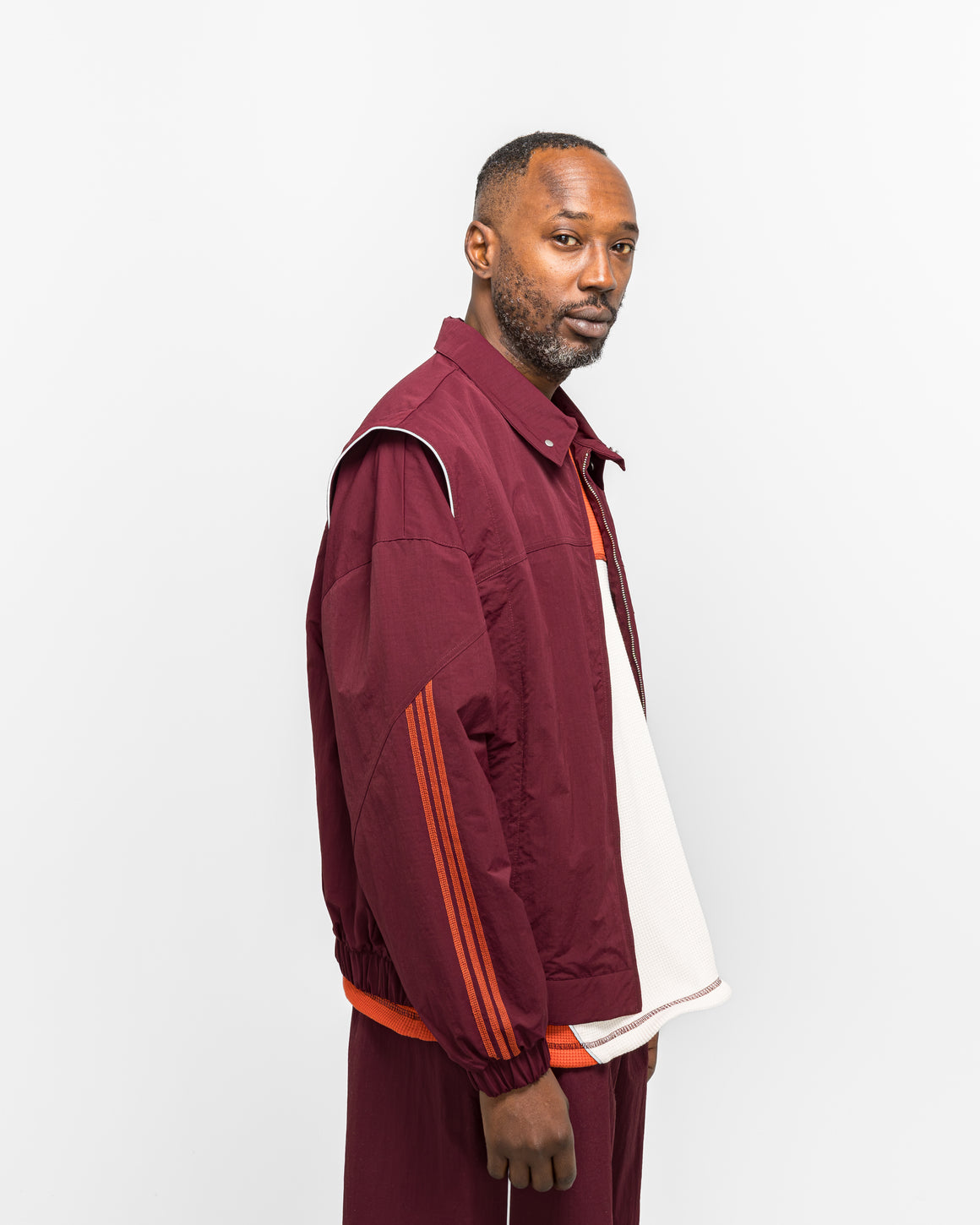 adidas - Venice Wind Jacket - Maroon - UP THERE