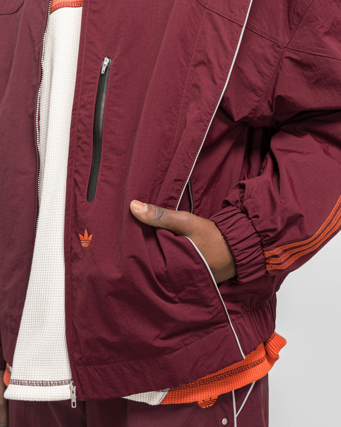 adidas - Venice Wind Jacket - Maroon - UP THERE
