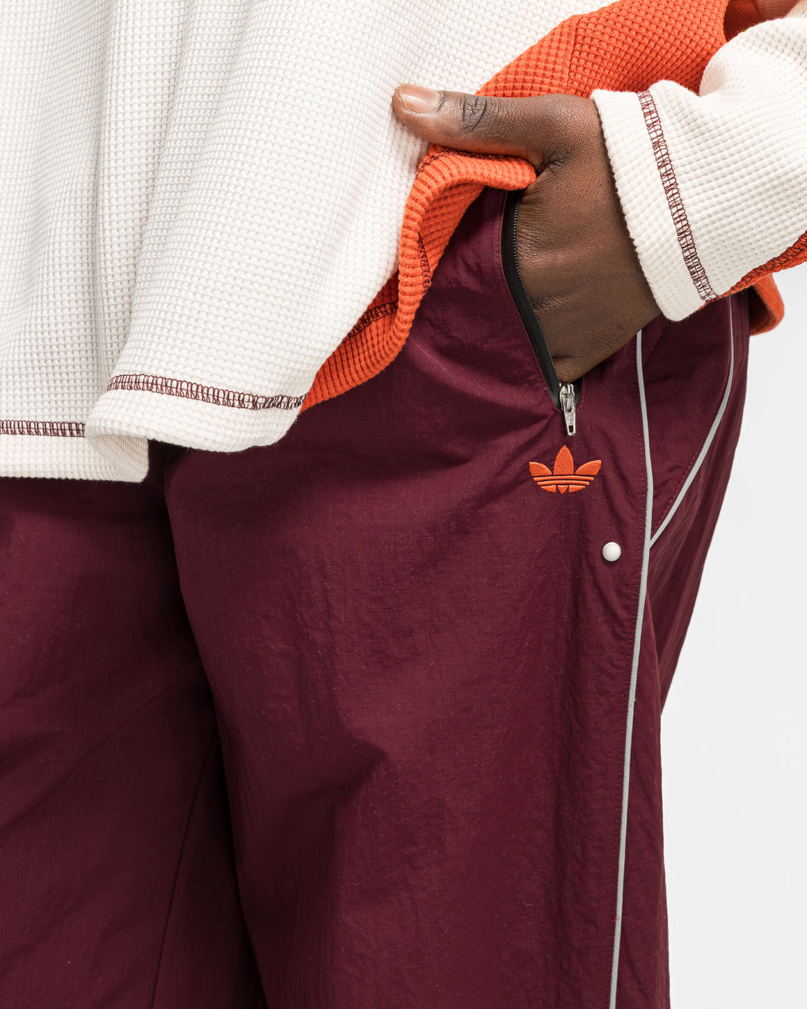 adidas - Venice Wind Pant - Maroon - UP THERE