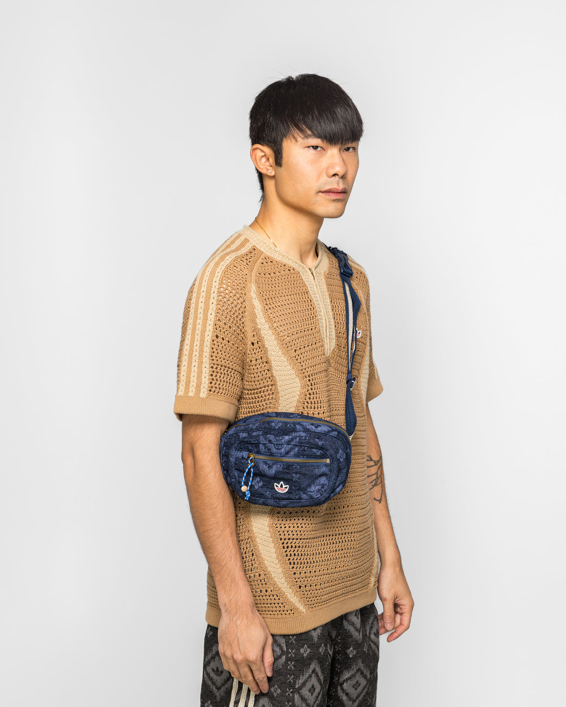 adidas - Waist Bag x CLOT by Edison Chen - Night Indigo/Tech Indigo - UP THERE