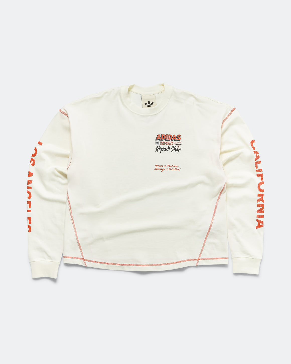 adidas - Wilshere LS Tee - Off White - UP THERE