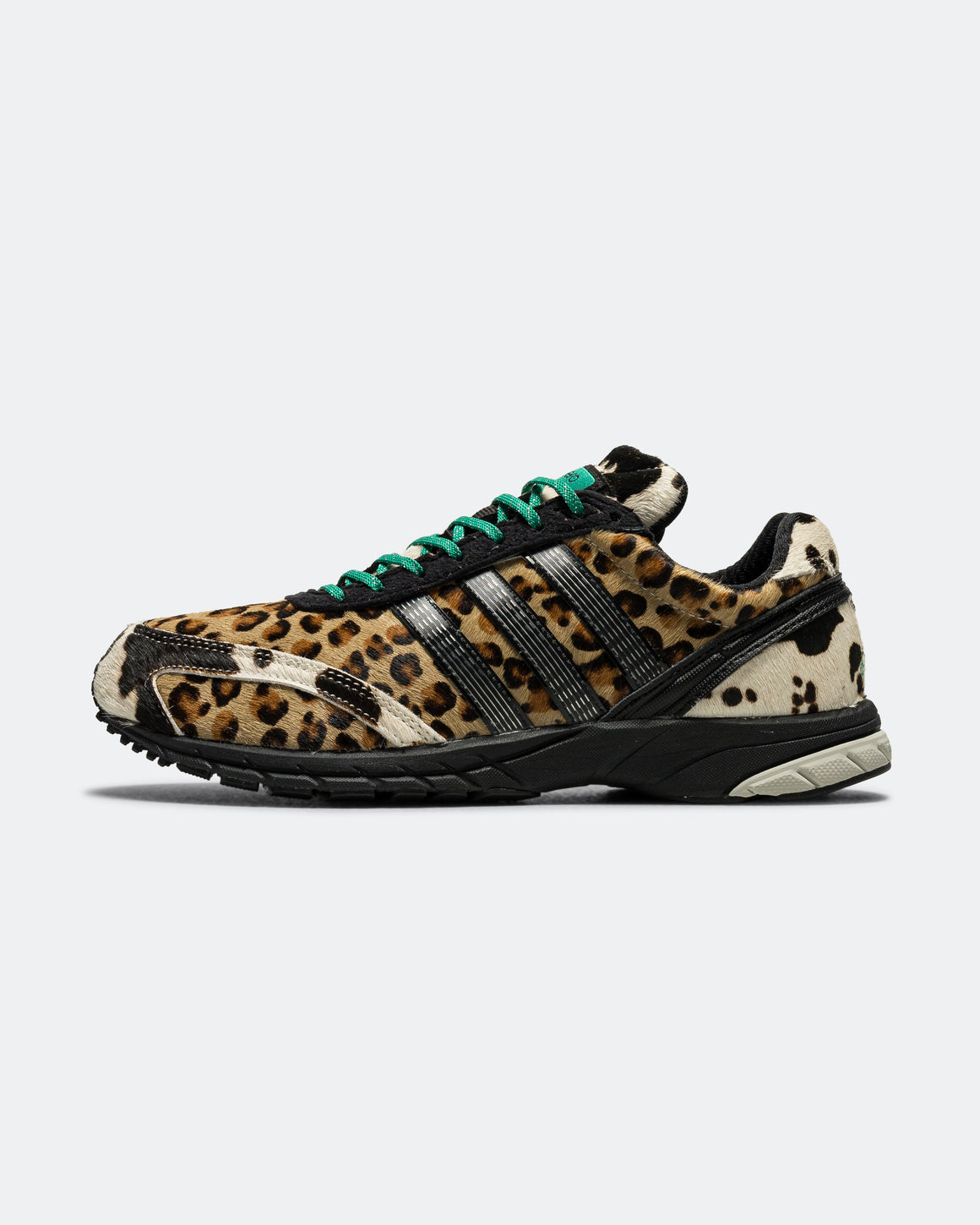 adidas - Womens Adizero Adios OG - Grey Two/Core Black-Court Green - UP THERE