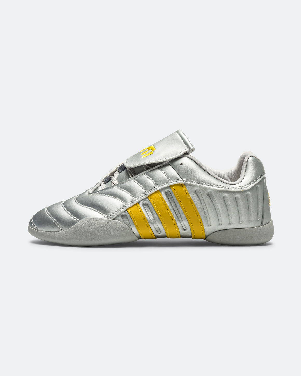 adidas - Womens Elite Mei x Miaou Motorsport - Silver Metallic/Collegiate Navy-Hazy Yellow - UP THERE