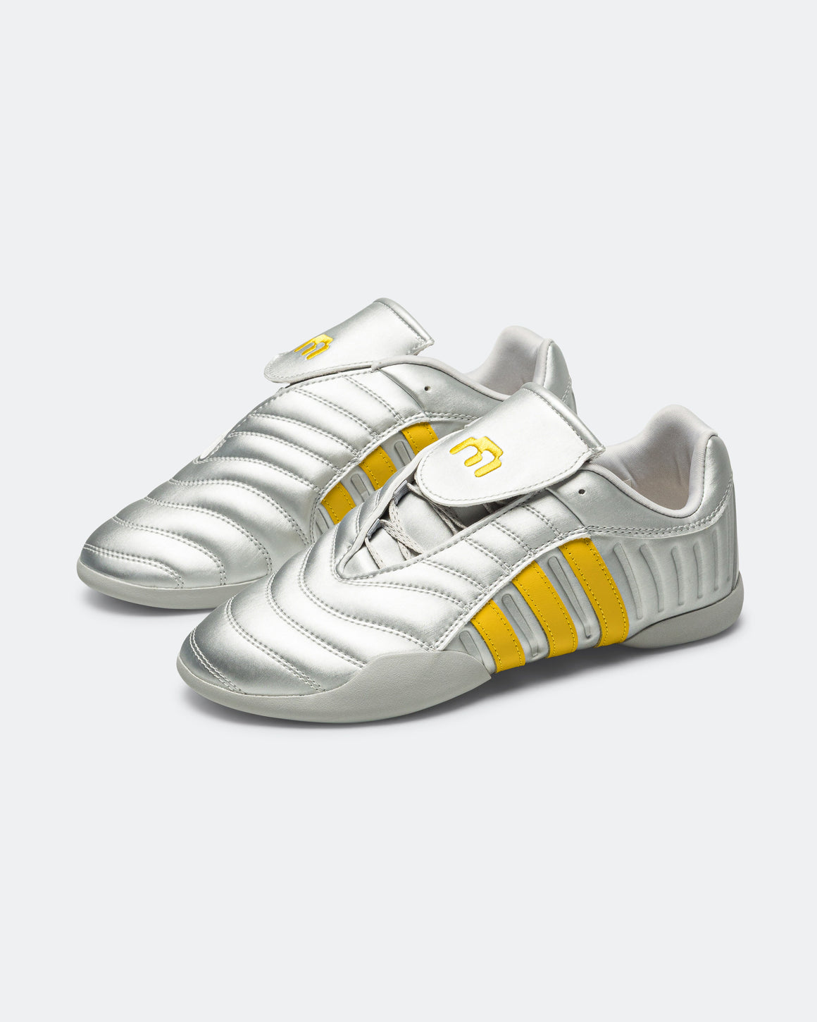 adidas - Womens Elite Mei x Miaou Motorsport - Silver Metallic/Collegiate Navy-Hazy Yellow - UP THERE