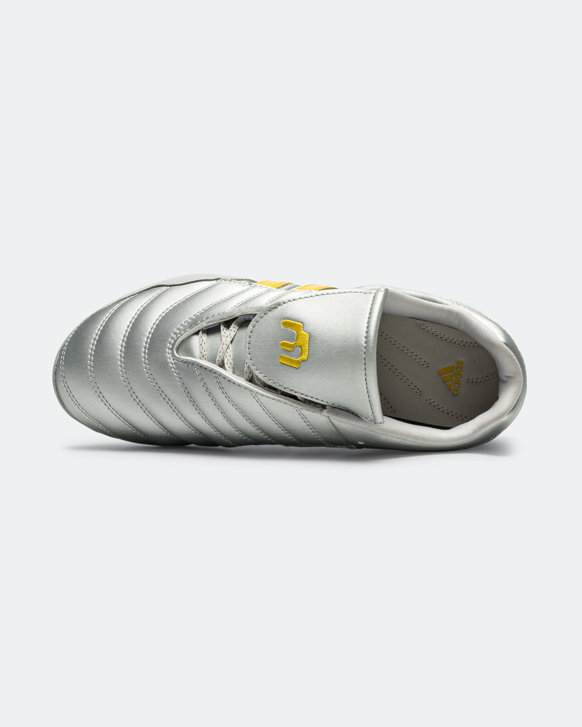 adidas - Womens Elite Mei x Miaou Motorsport - Silver Metallic/Collegiate Navy-Hazy Yellow - UP THERE