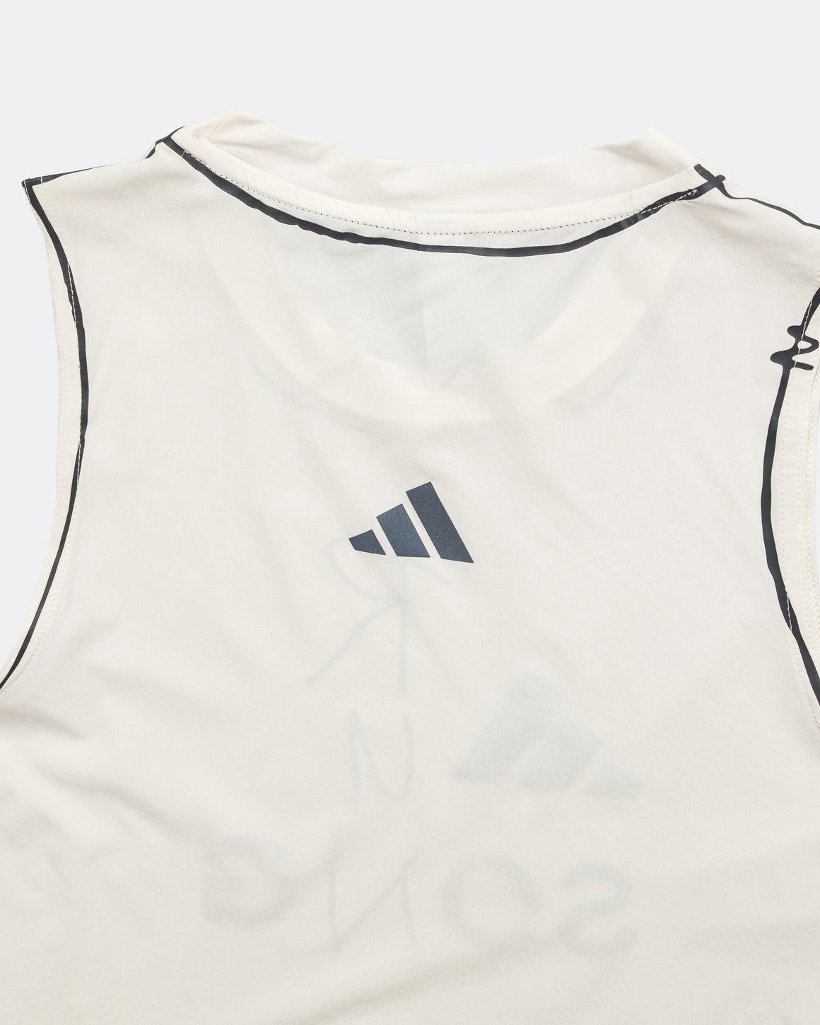 adidas - Womens  Running Tank x SFTM - Chalk White - UP THERE