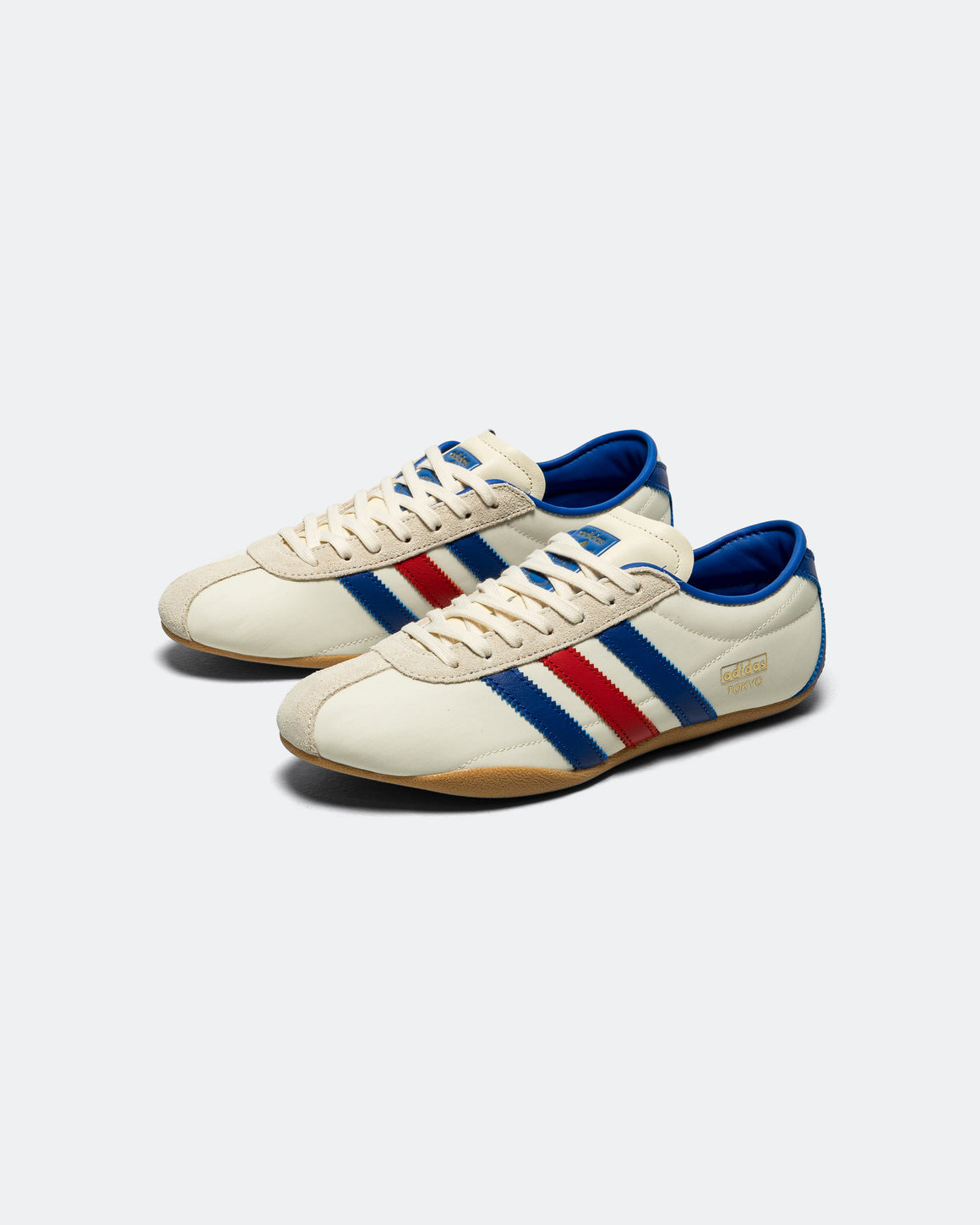 adidas - Womens Tokyo - Cream White/Royal Blue-Gum - UP THERE