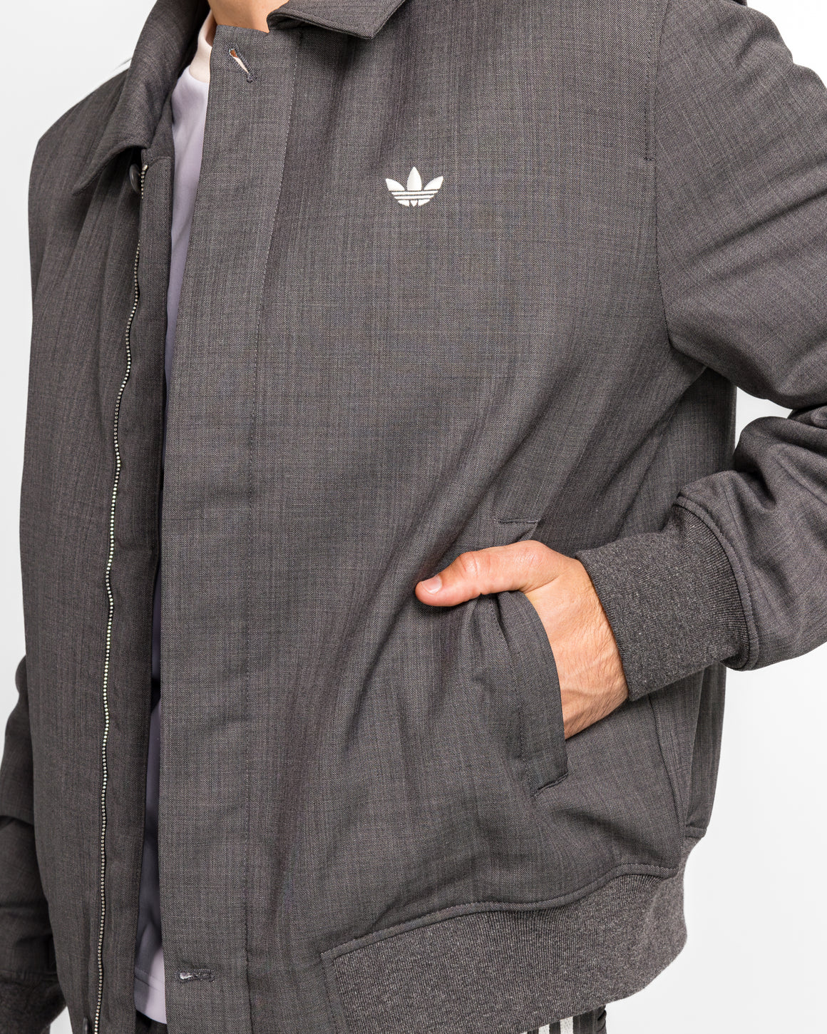 adidas - Wool Blouson x Wales Bonner - Dark Grey Heather - UP THERE