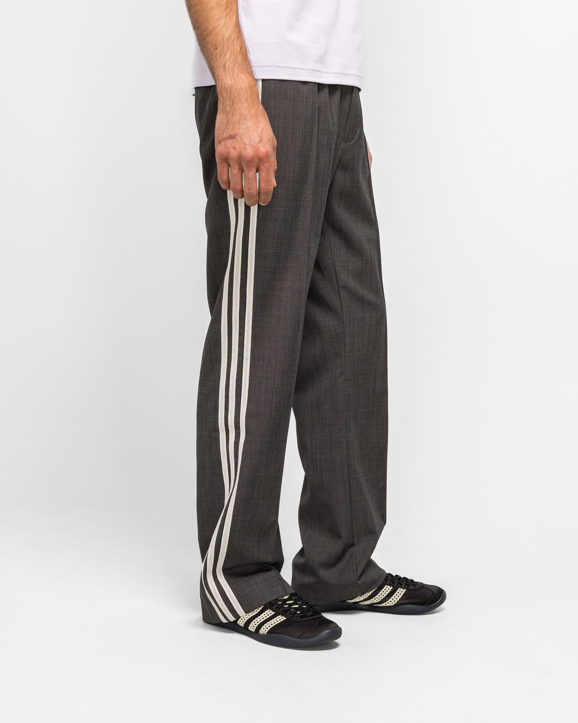 adidas - Wool Pant x Wales Bonner - Dark Grey Heather - UP THERE