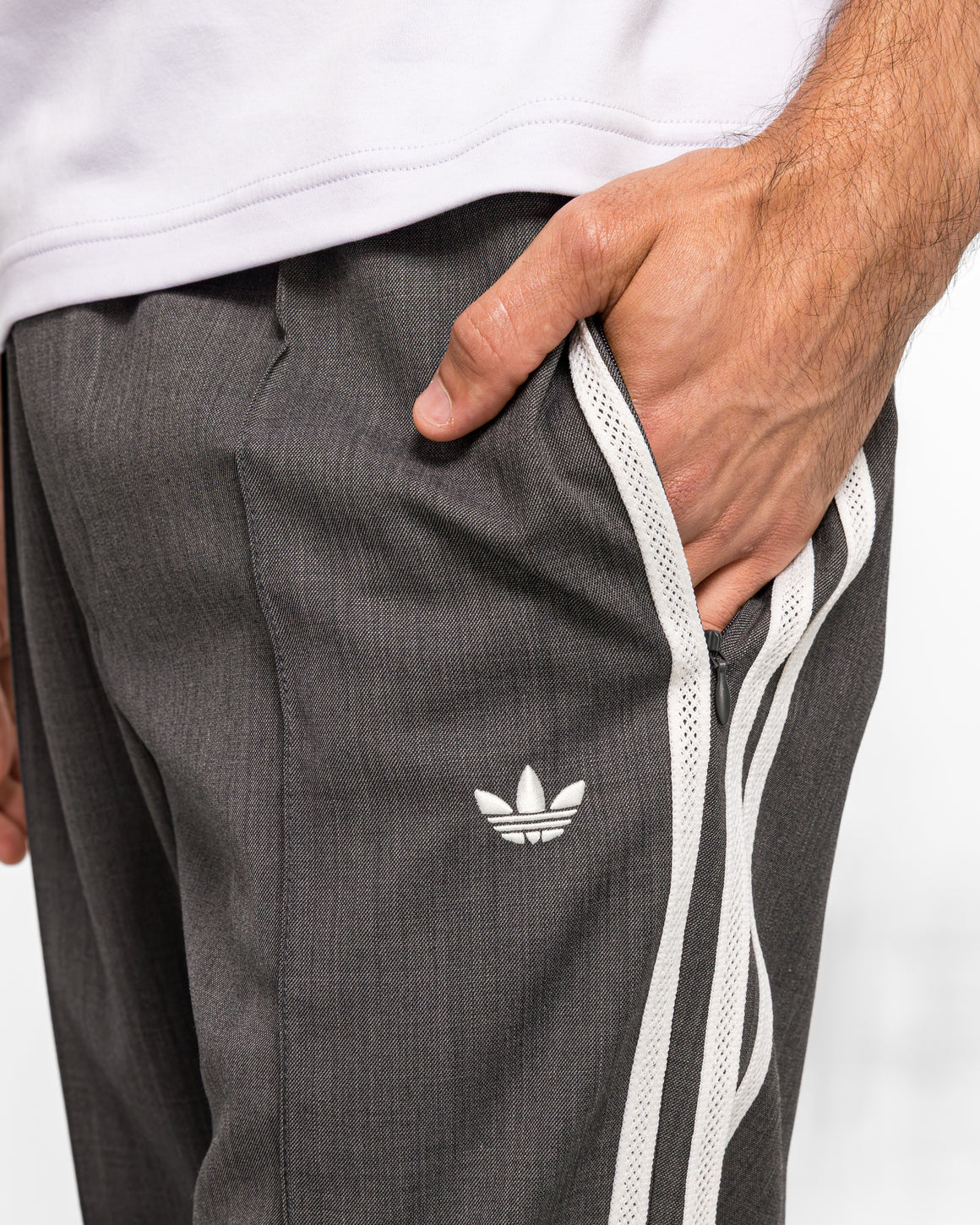 adidas - Wool Pant x Wales Bonner - Dark Grey Heather - UP THERE