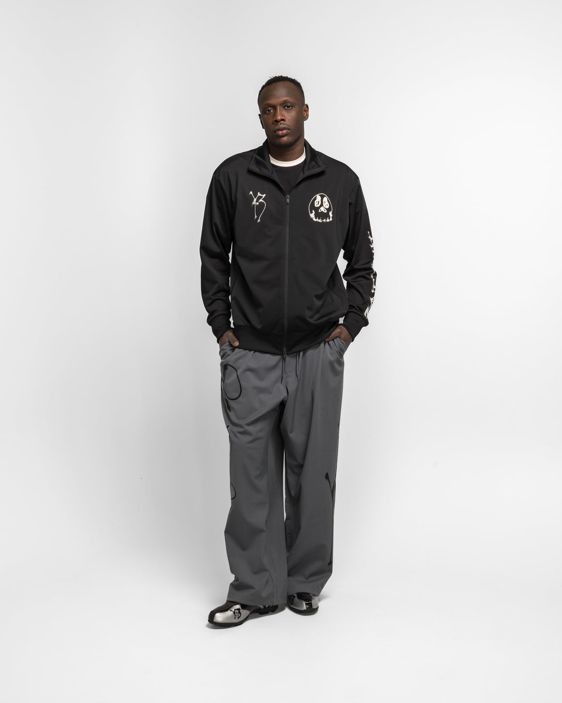 Y-3 - Y-3 Chito Graphic Track Top - Black - UP THERE