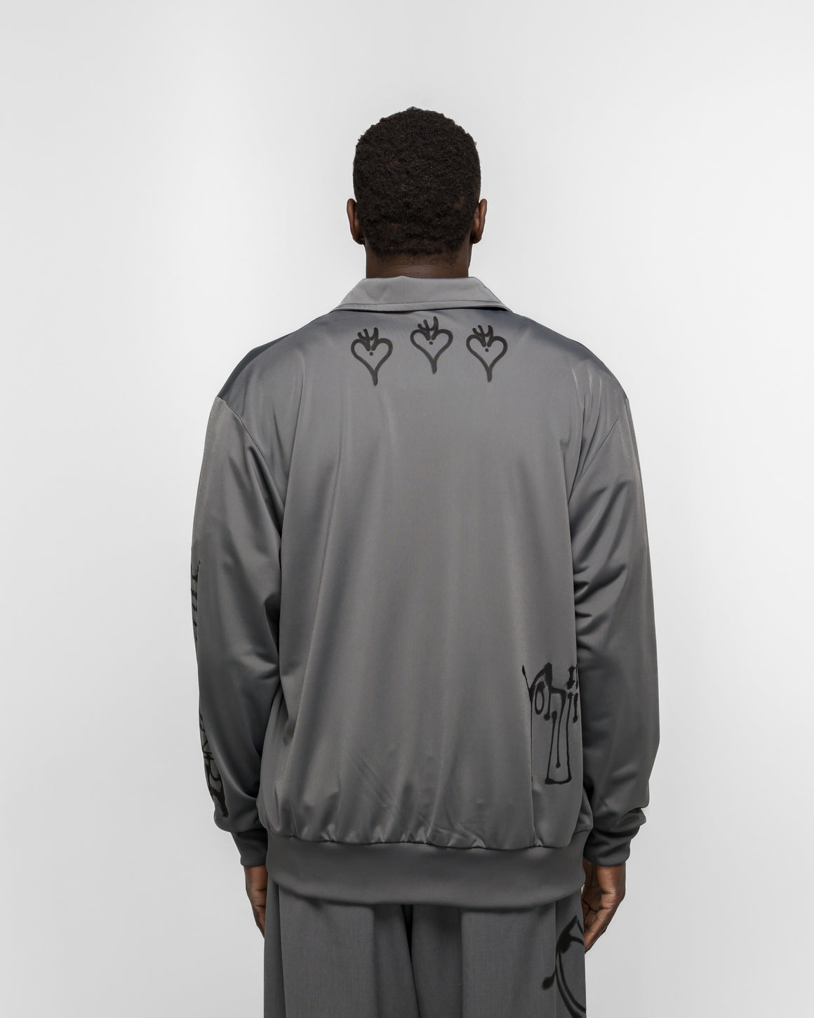Y-3 - Y-3 Chito Graphic Track Top - Grey Five - UP THERE
