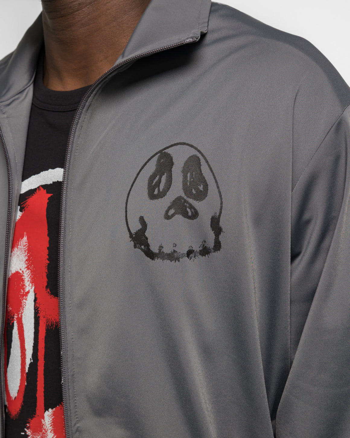 Y-3 - Y-3 Chito Graphic Track Top - Grey Five - UP THERE