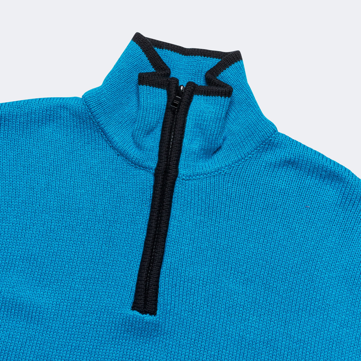Funnel Neck Sweater - Aqua