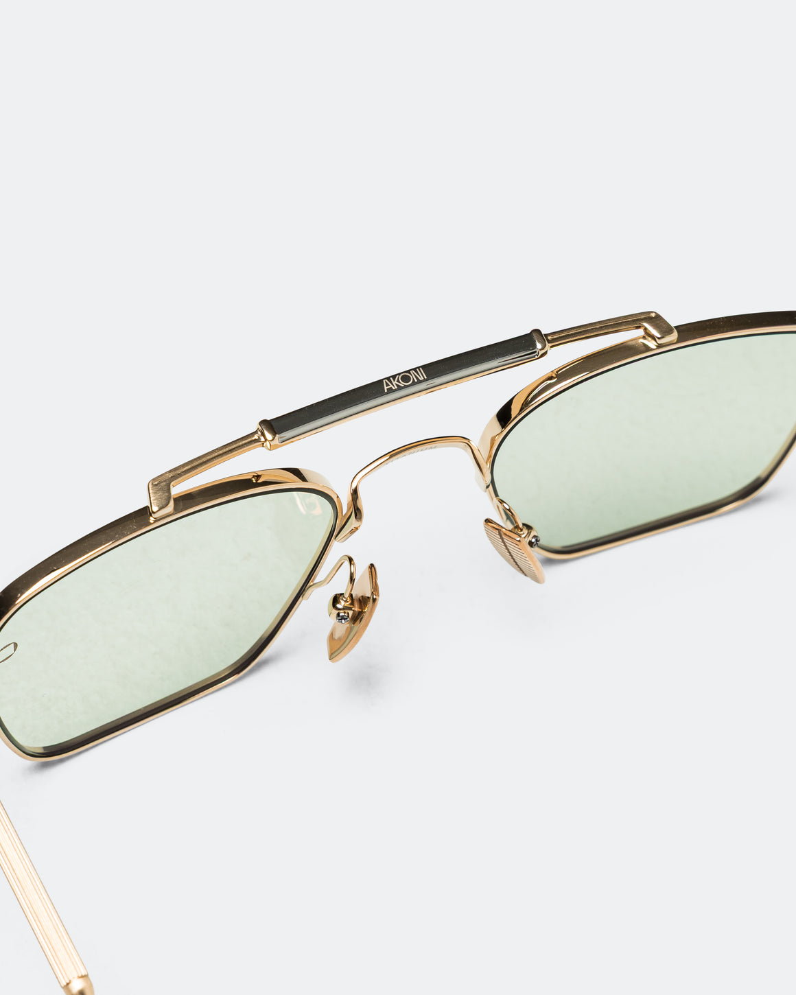 Akoni - Europa - Brushed White Gold/Dark Tortoise - UP THERE