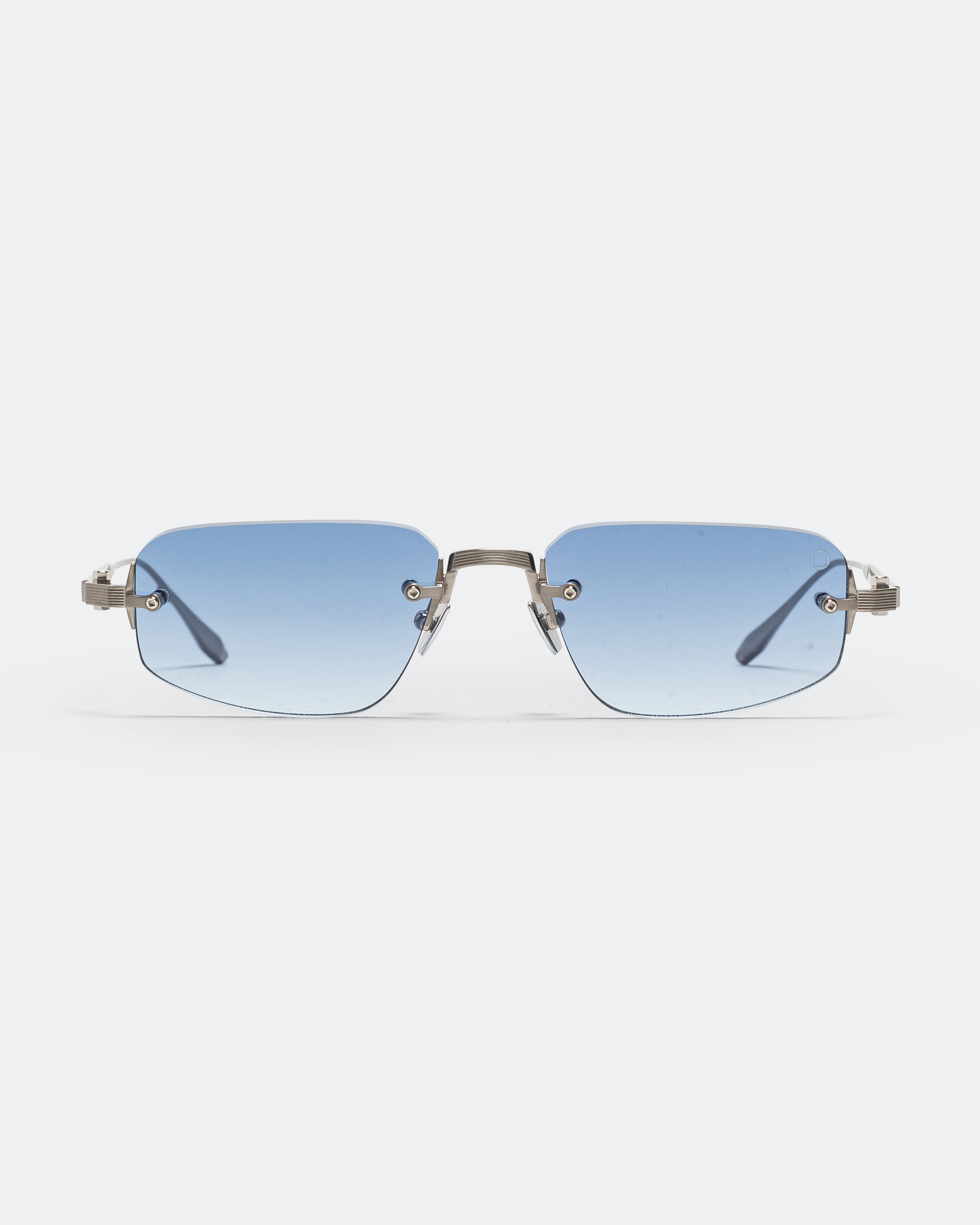 junon Akoni - Juno-Three - Antique Silver w/Silver - Dusty Blue Gradient