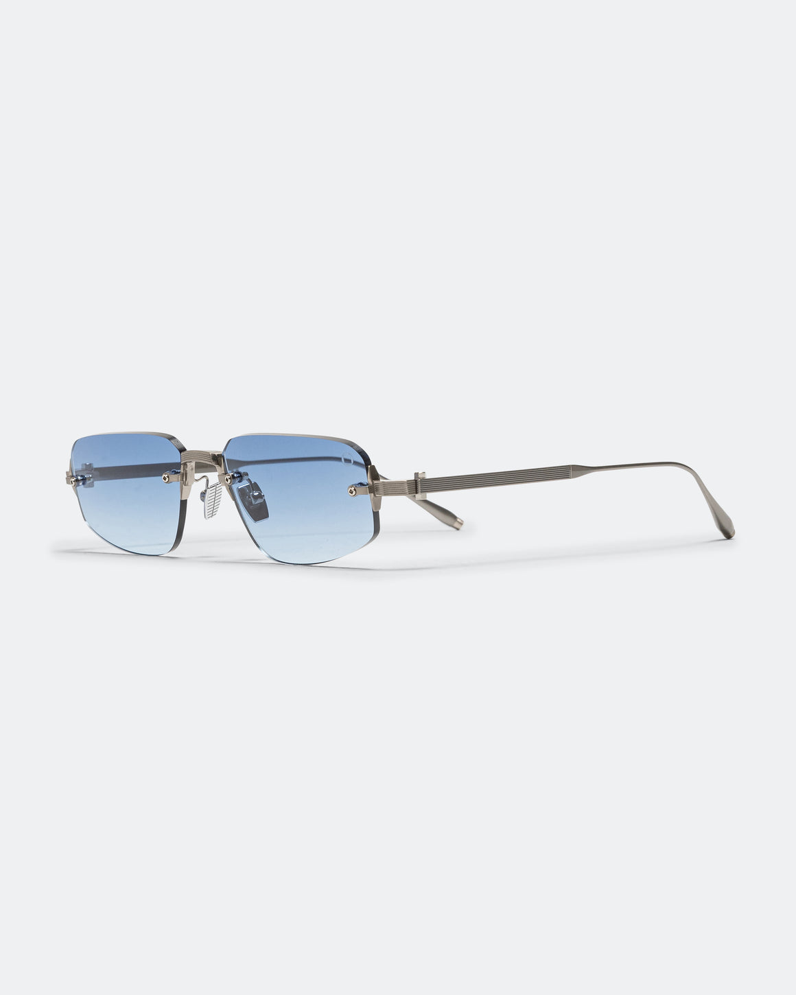 Akoni - Juno-Three - Antique Silver w/Silver - Dusty Blue Gradient Lenses - UP THERE