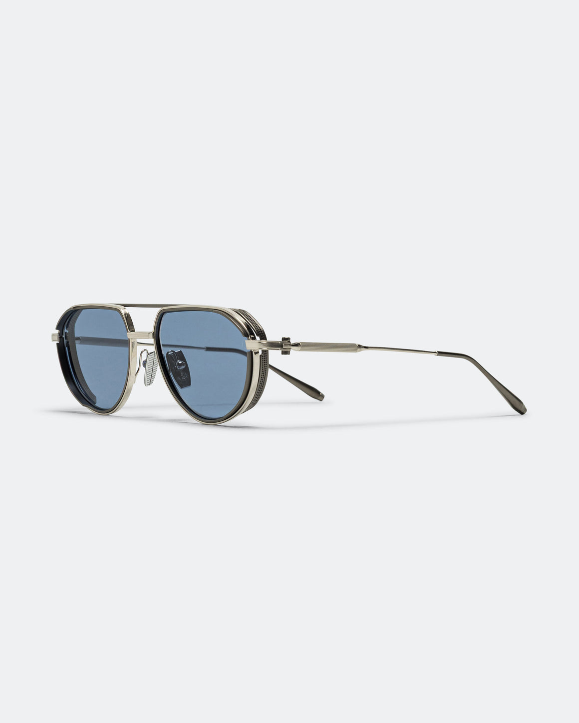 Akoni - Skyracer - Brushed Silver - Antiqued Silver w/ Dark Blue - UP THERE