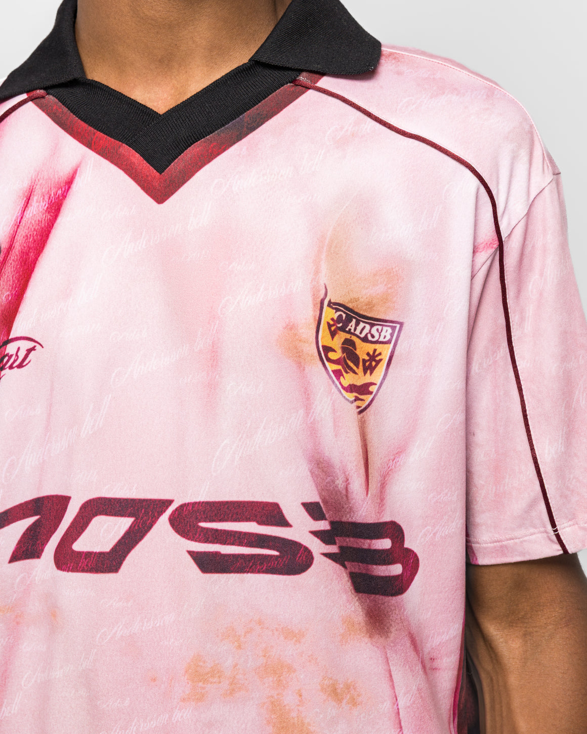 Andersson Bell - Printed Football Jersey T-Shirt - Pink - UP THERE